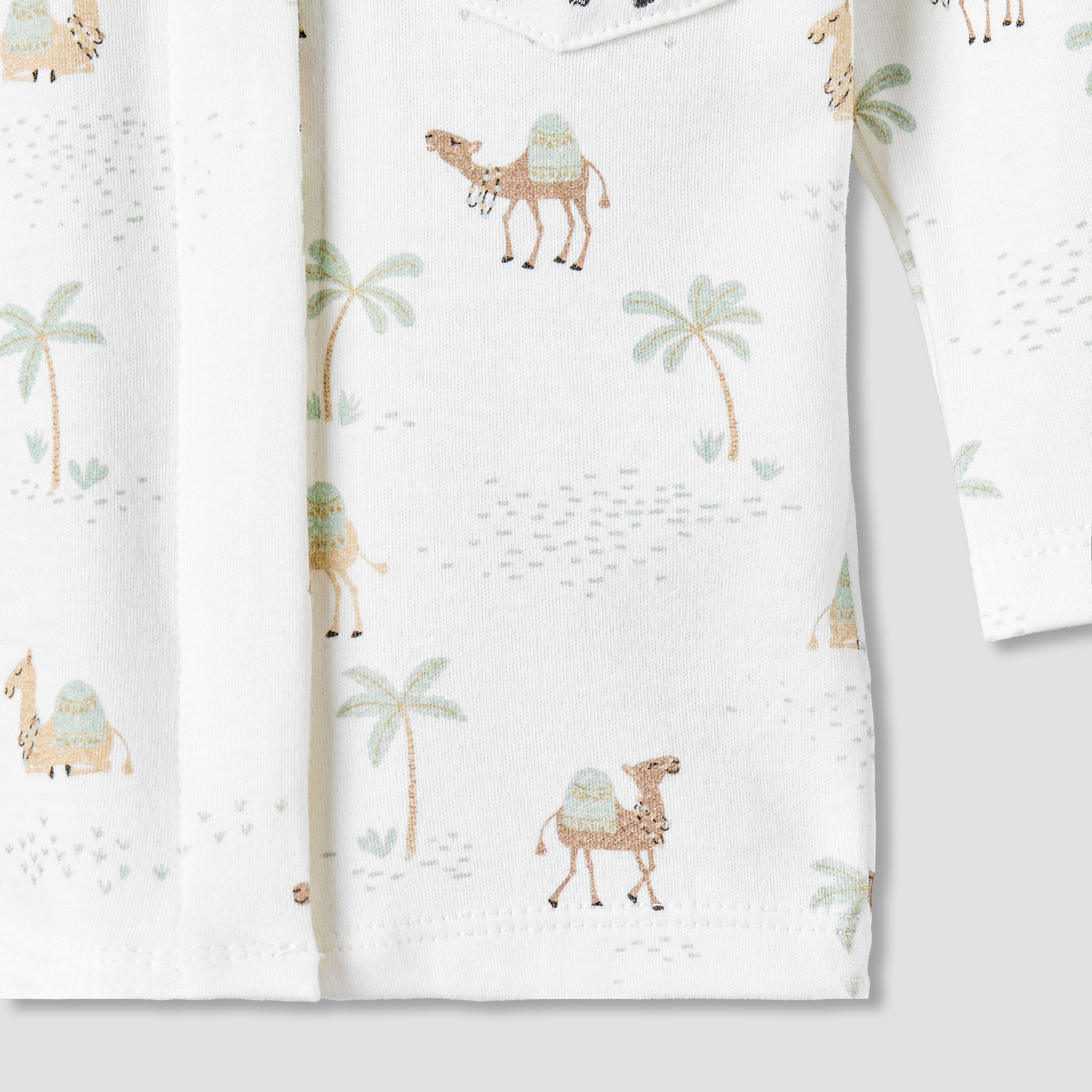 Juniors Cotton Collared Neck Long Sleeve Pyjama Set with Camel Print-baby-boys-clothing-nightwear-pyjamasets-image-7