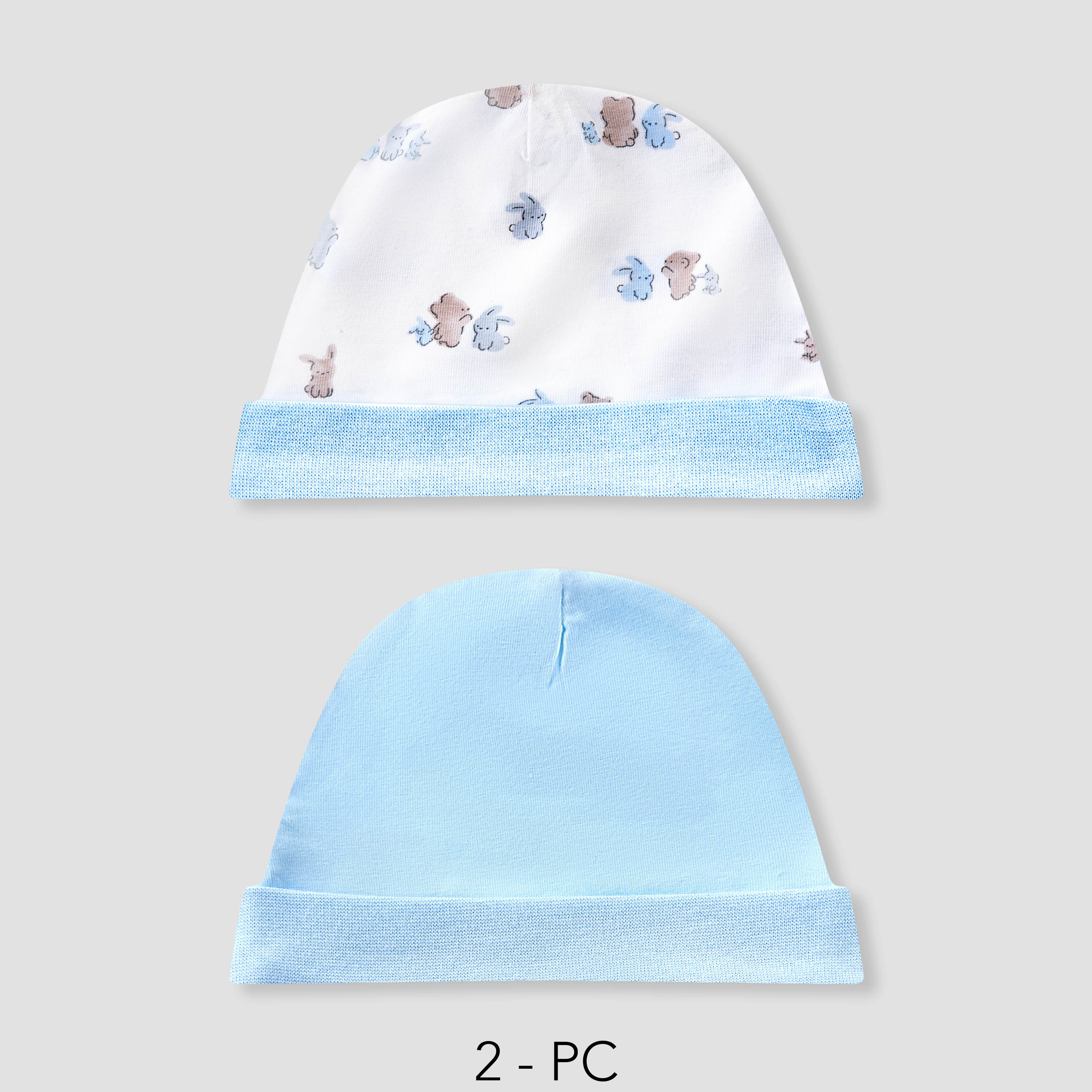 Pack of 2 Juniors Cap with Assorted Print-baby-boys-accessories-caps-image-1
