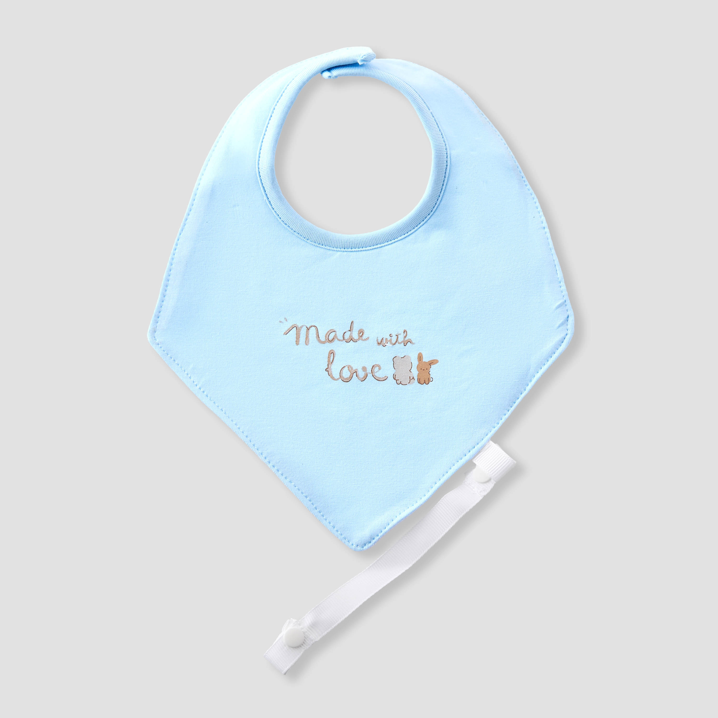 Pack of 2 Juniors Baby Bib with Fun Print-baby-feeding-bibs-image-2