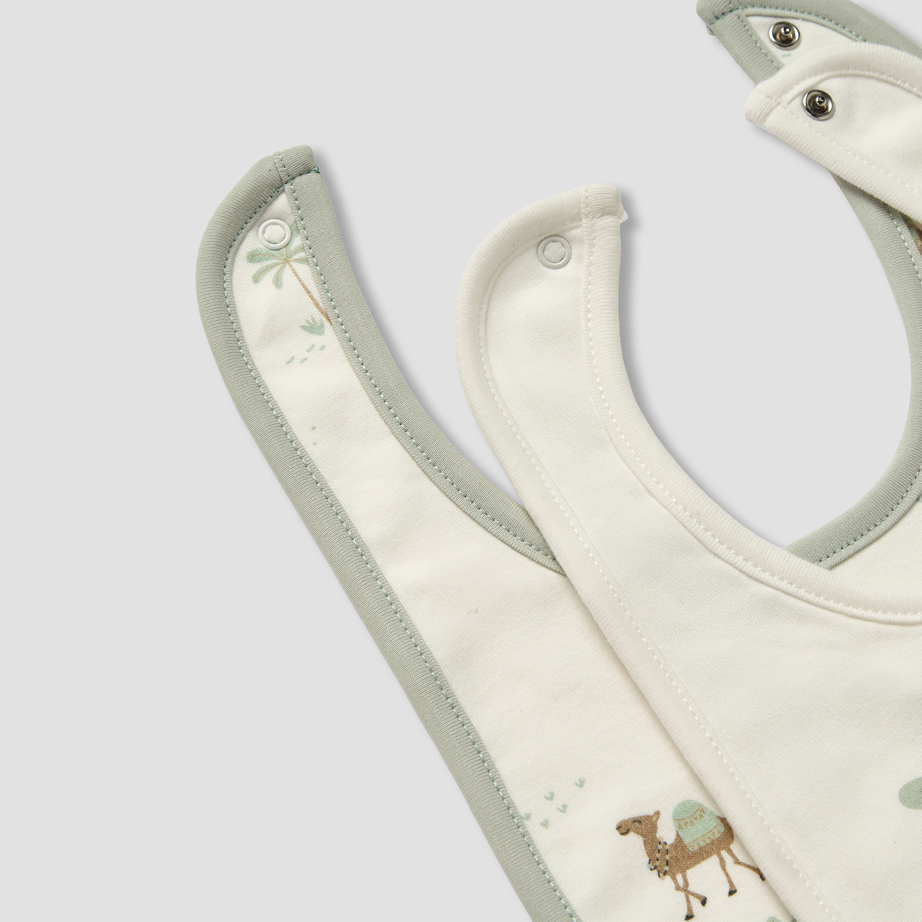 Pack of 2 Juniors Baby Bib with Camel Print-baby-feeding-bibs-image-5