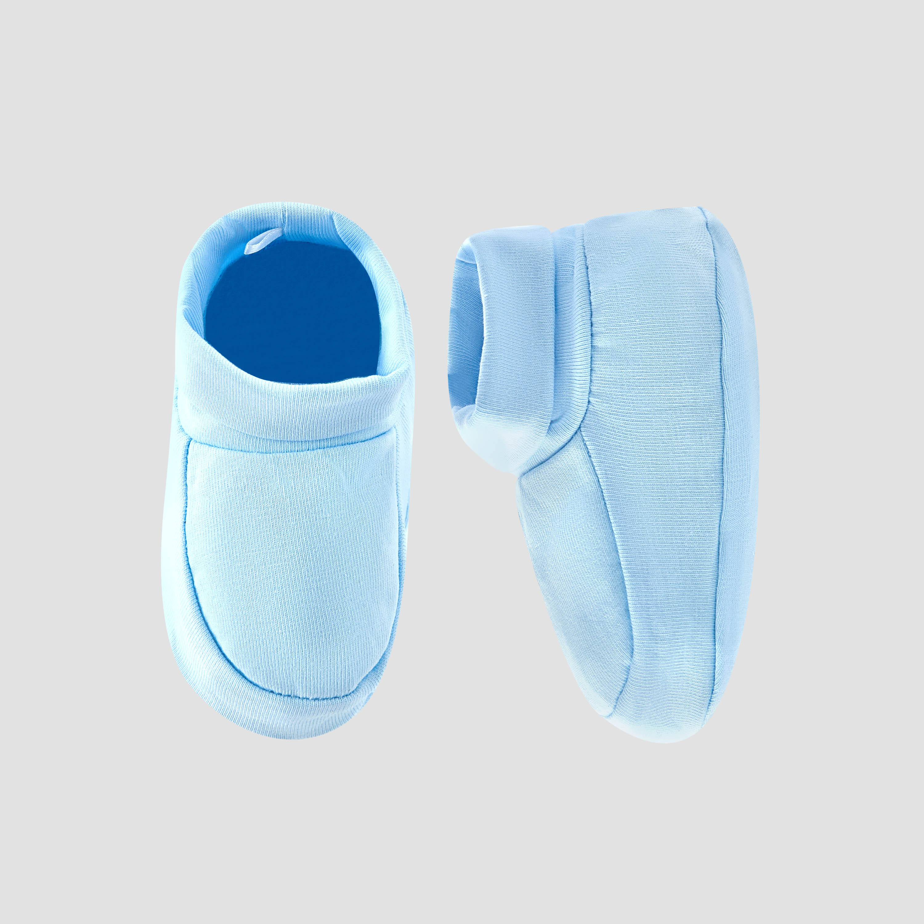 Pack of 2 Juniors Booties with Rolled Hem-baby-boys-shoes-booties-image-2