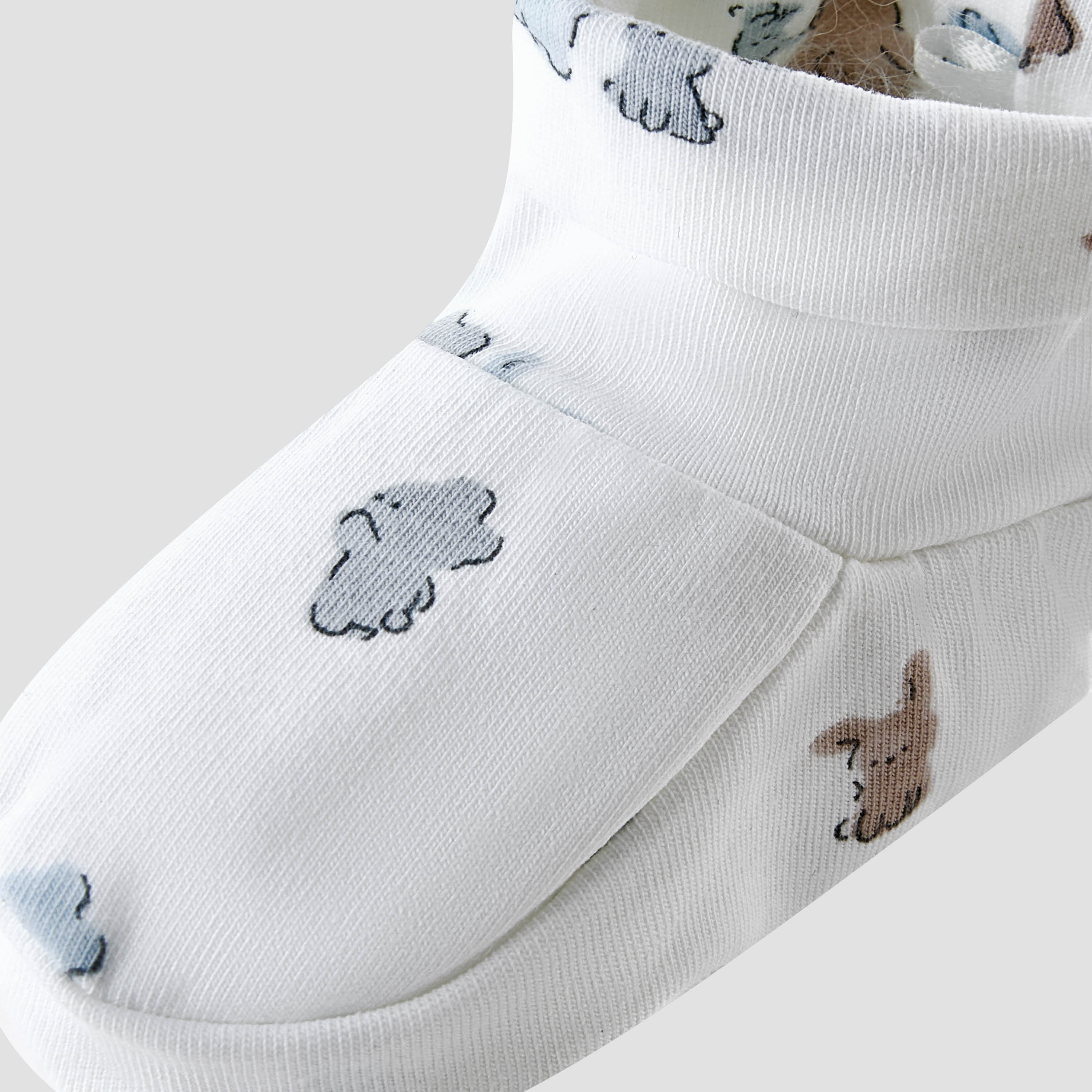 Pack of 2 Juniors Booties with Rolled Hem-baby-boys-shoes-booties-image-6