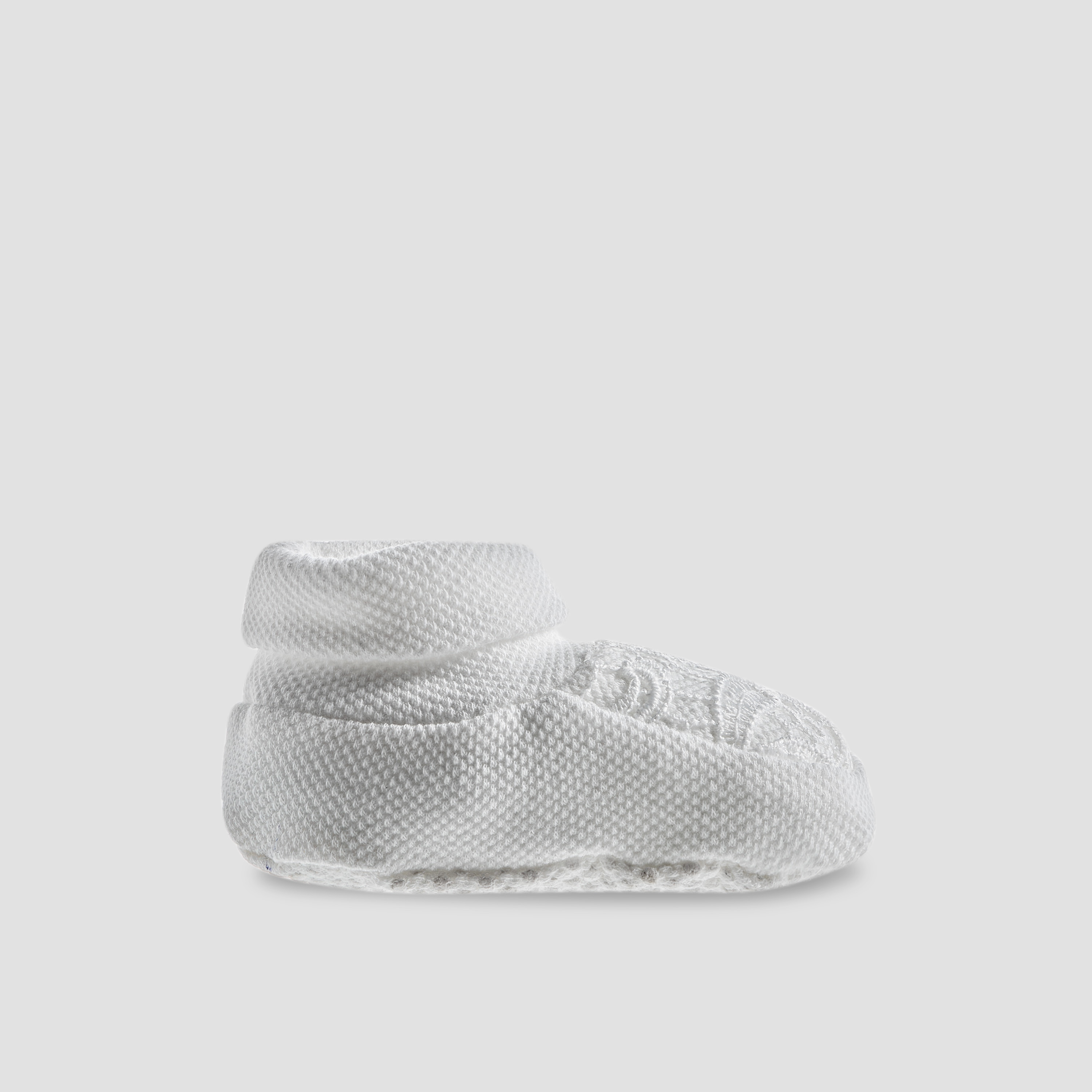 Giggles Lace Textured Booties-baby-girls-shoes-booties-image-3