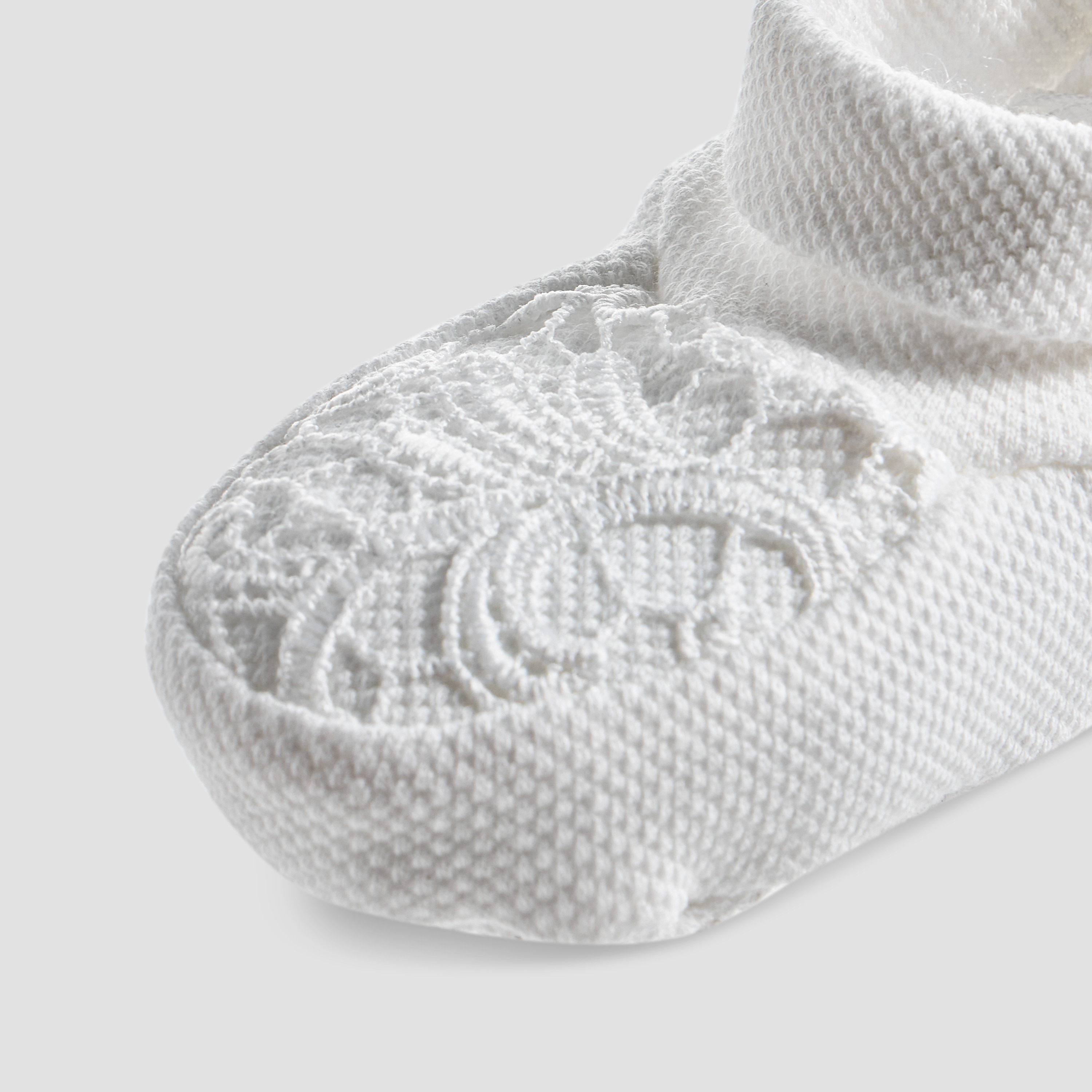 Giggles Lace Textured Booties-baby-girls-shoes-booties-image-4