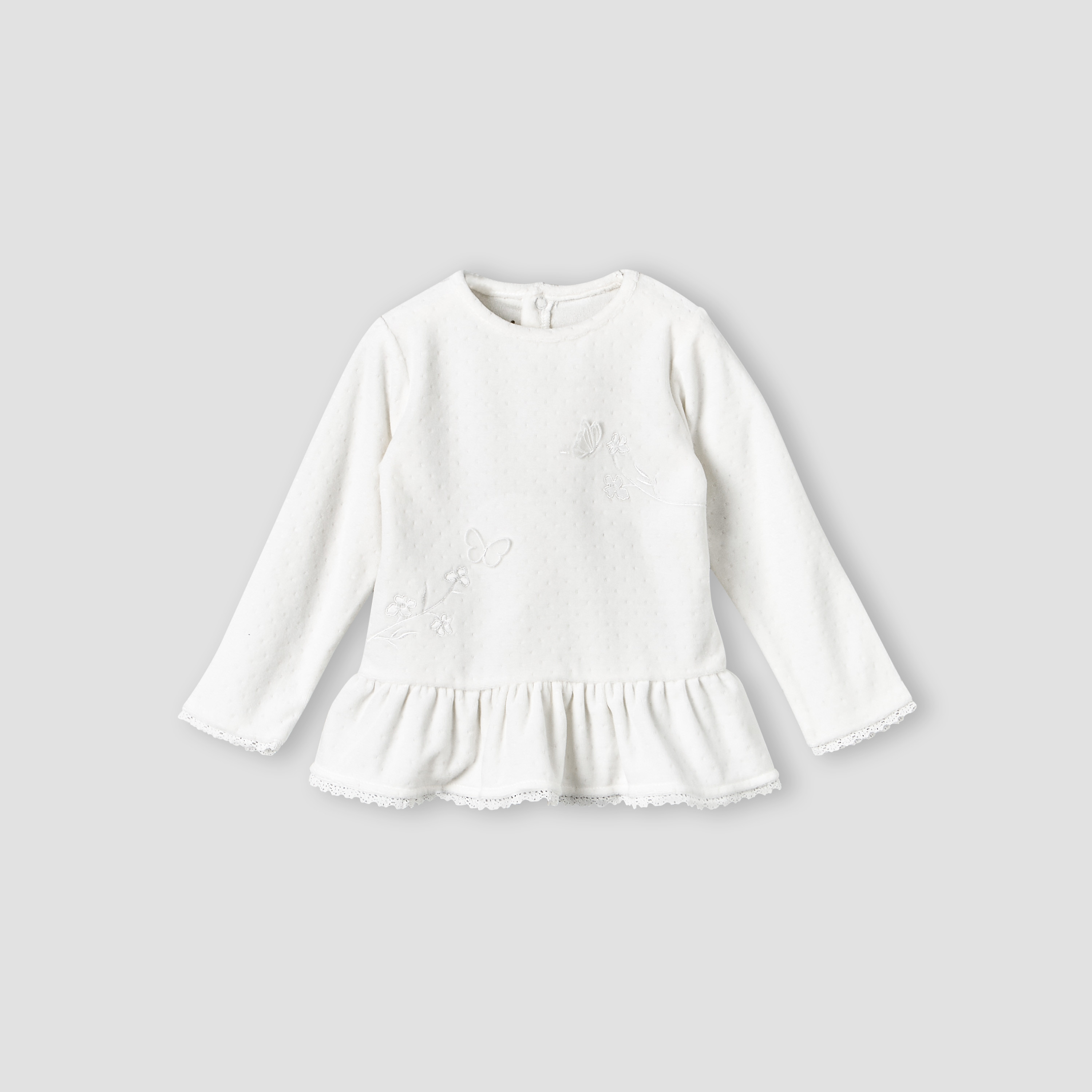 Giggles Round Neck Long Sleeve Pyjama Set with Embroidery-baby-girls-clothing-nightwear-pyjamasets-image-2