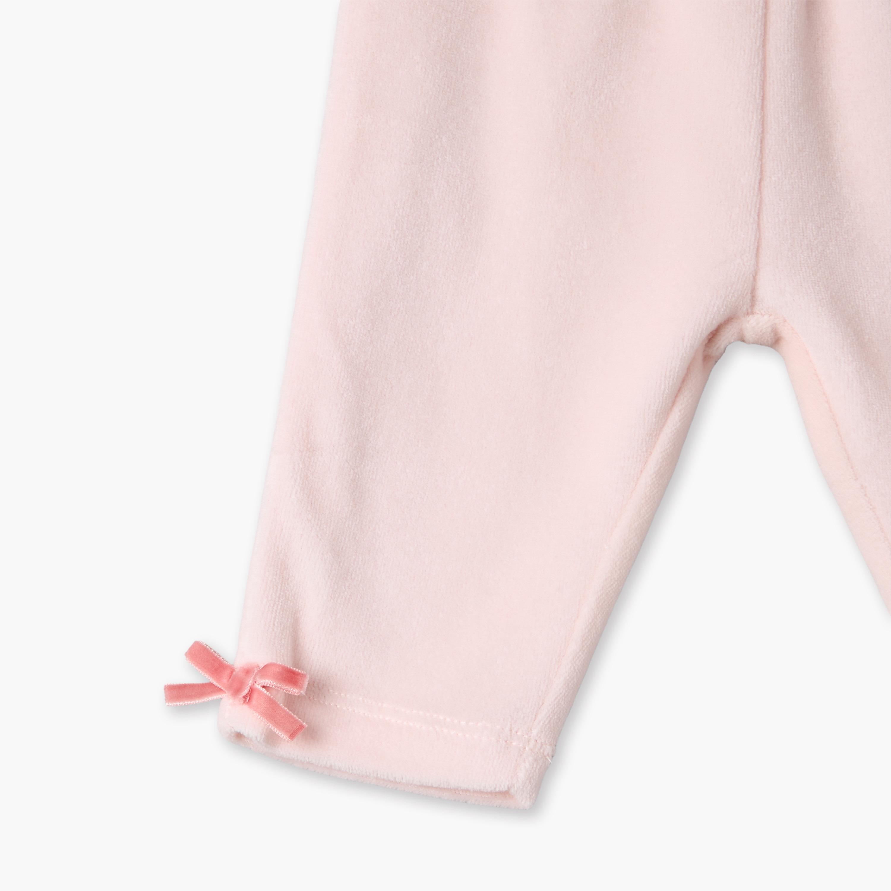 طقم بيجاما بياقة ضيقة وأكمام طويلة وزينة فيونكة من جونيورز-baby-girls-clothing-nightwear-pyjamasets-image-10