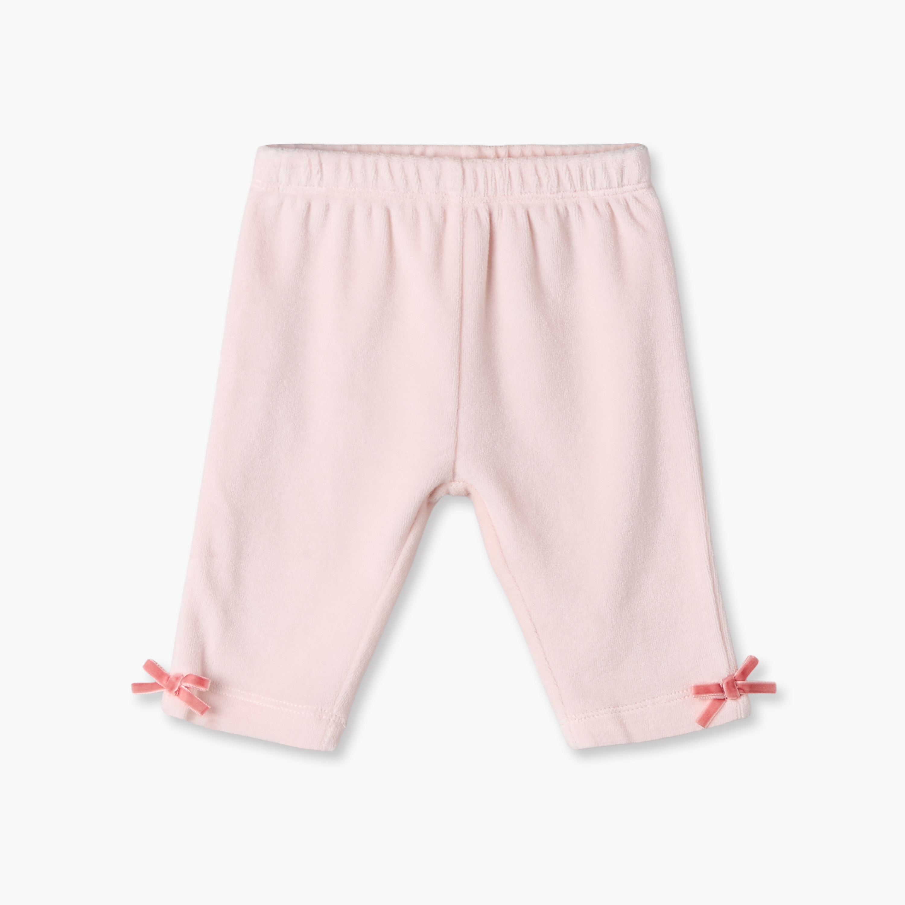 طقم بيجاما بياقة ضيقة وأكمام طويلة وزينة فيونكة من جونيورز-baby-girls-clothing-nightwear-pyjamasets-image-4