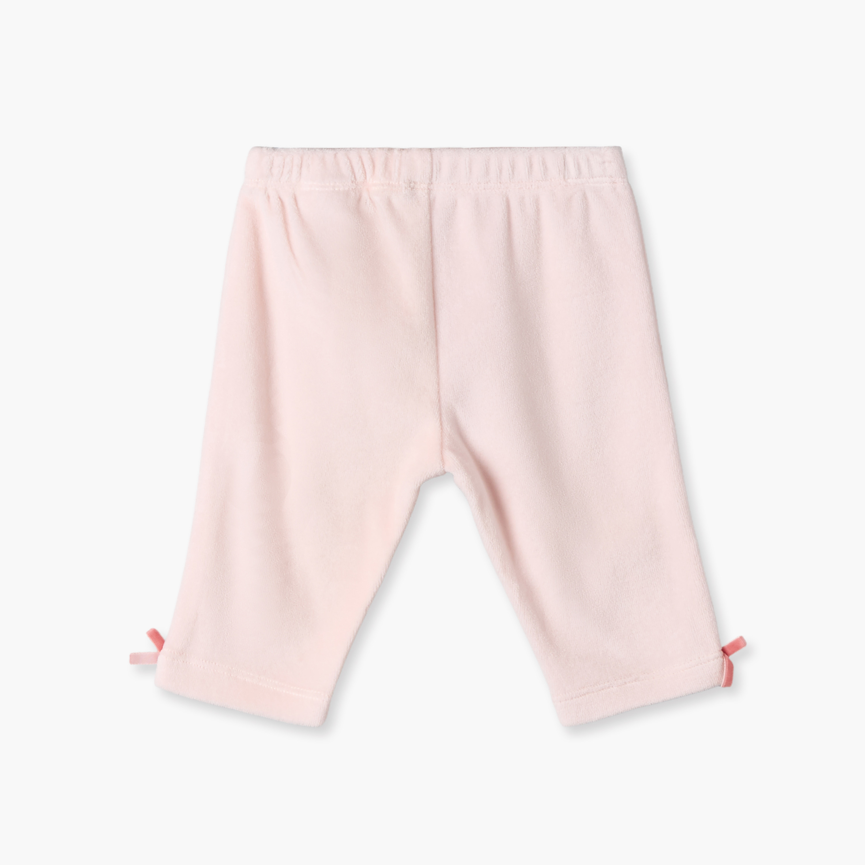 طقم بيجاما بياقة ضيقة وأكمام طويلة وزينة فيونكة من جونيورز-baby-girls-clothing-nightwear-pyjamasets-image-5