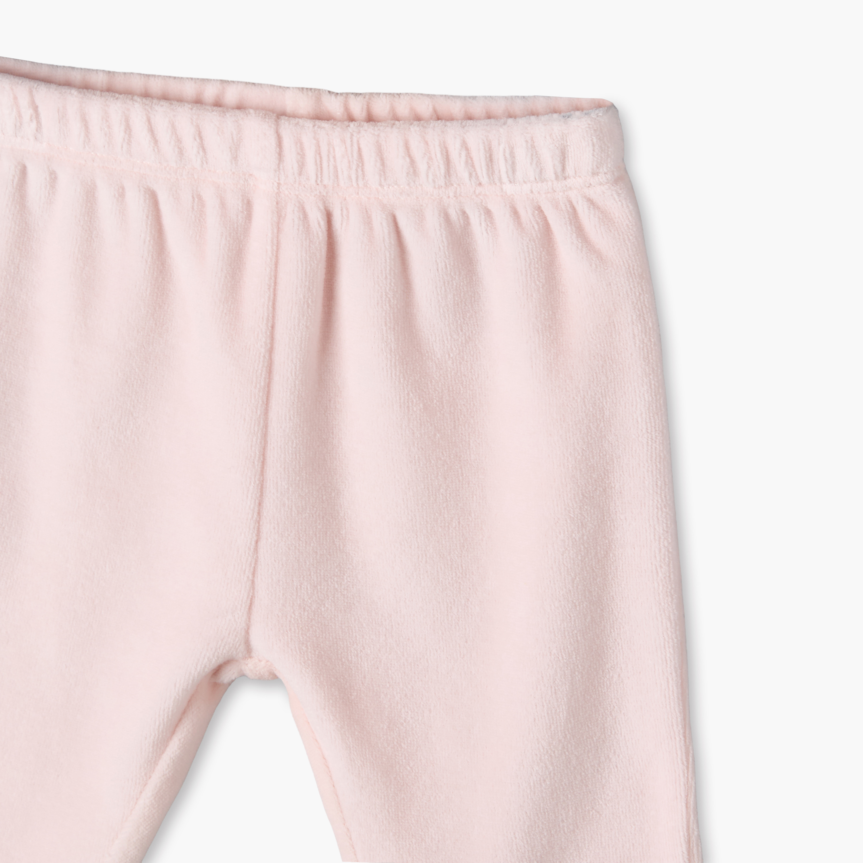 طقم بيجاما بياقة ضيقة وأكمام طويلة وزينة فيونكة من جونيورز-baby-girls-clothing-nightwear-pyjamasets-image-9