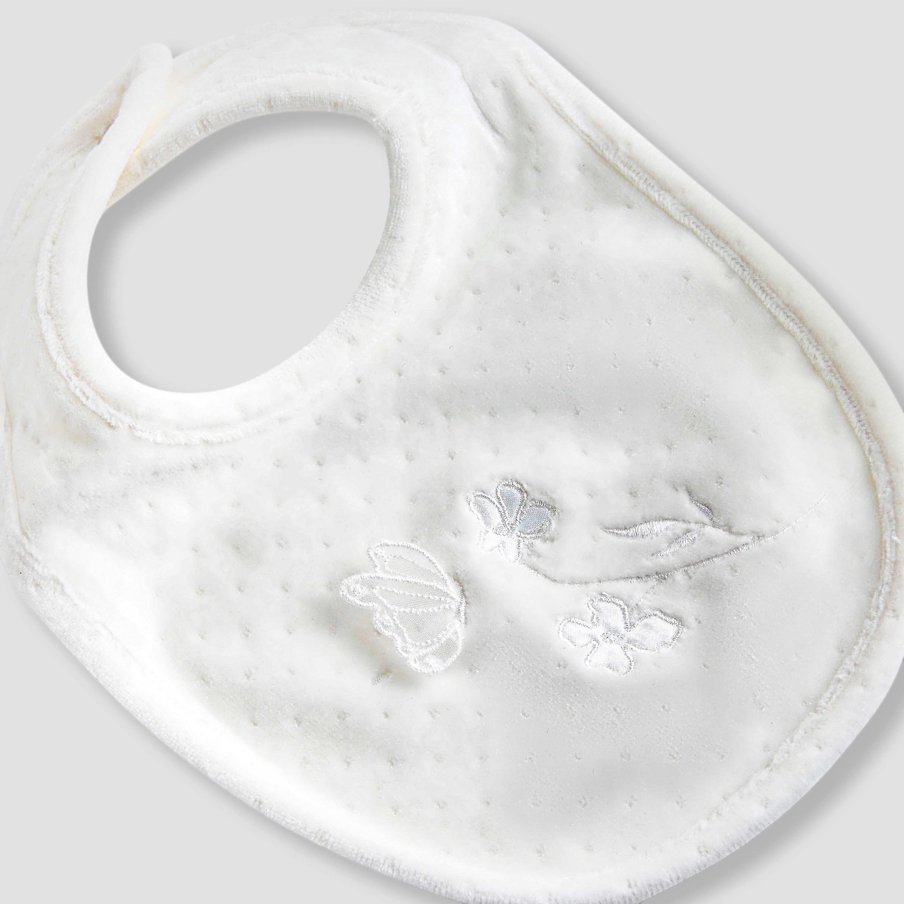 Giggles Baby Bib with Butterfly Embroidery-baby-feeding-bibs-image-3