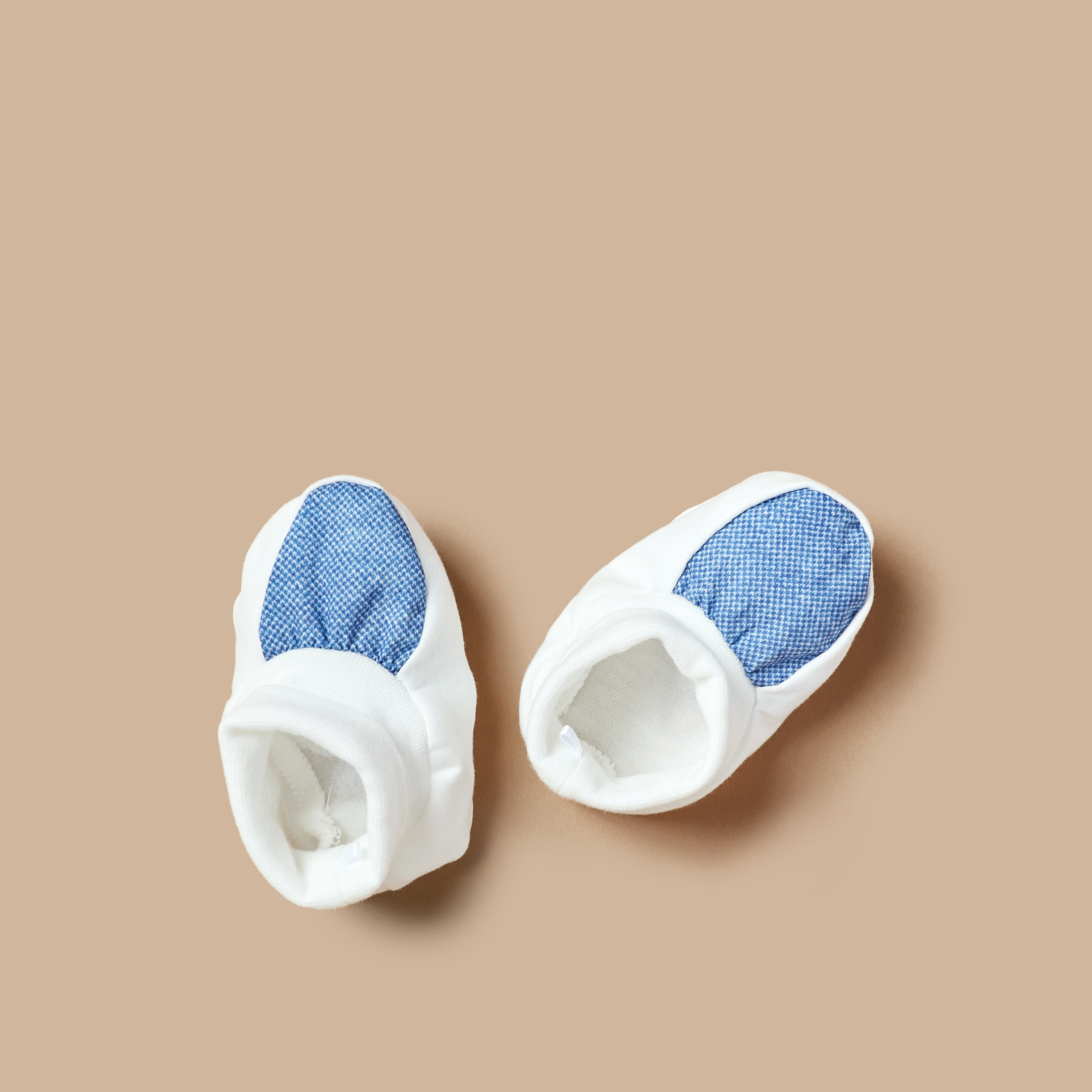 Giggles Panelled Booties-baby-boys-shoes-booties-image-5