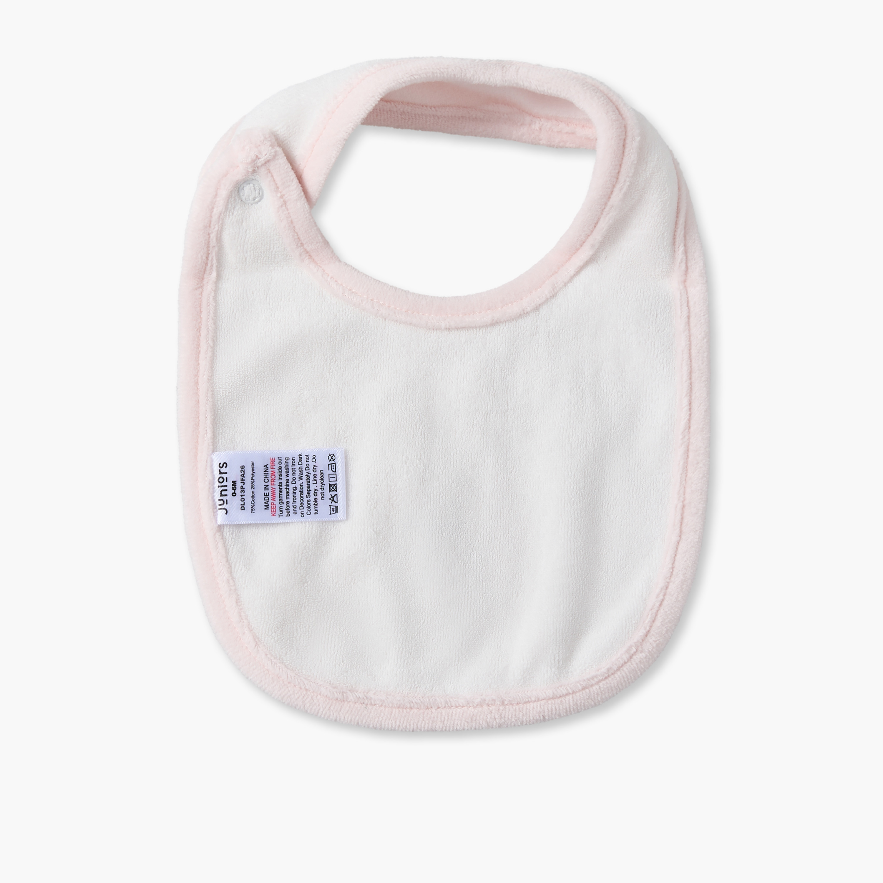 Pack of 2 Juniors Baby Bibs with Bow Applique-baby-feeding-bibs-image-4