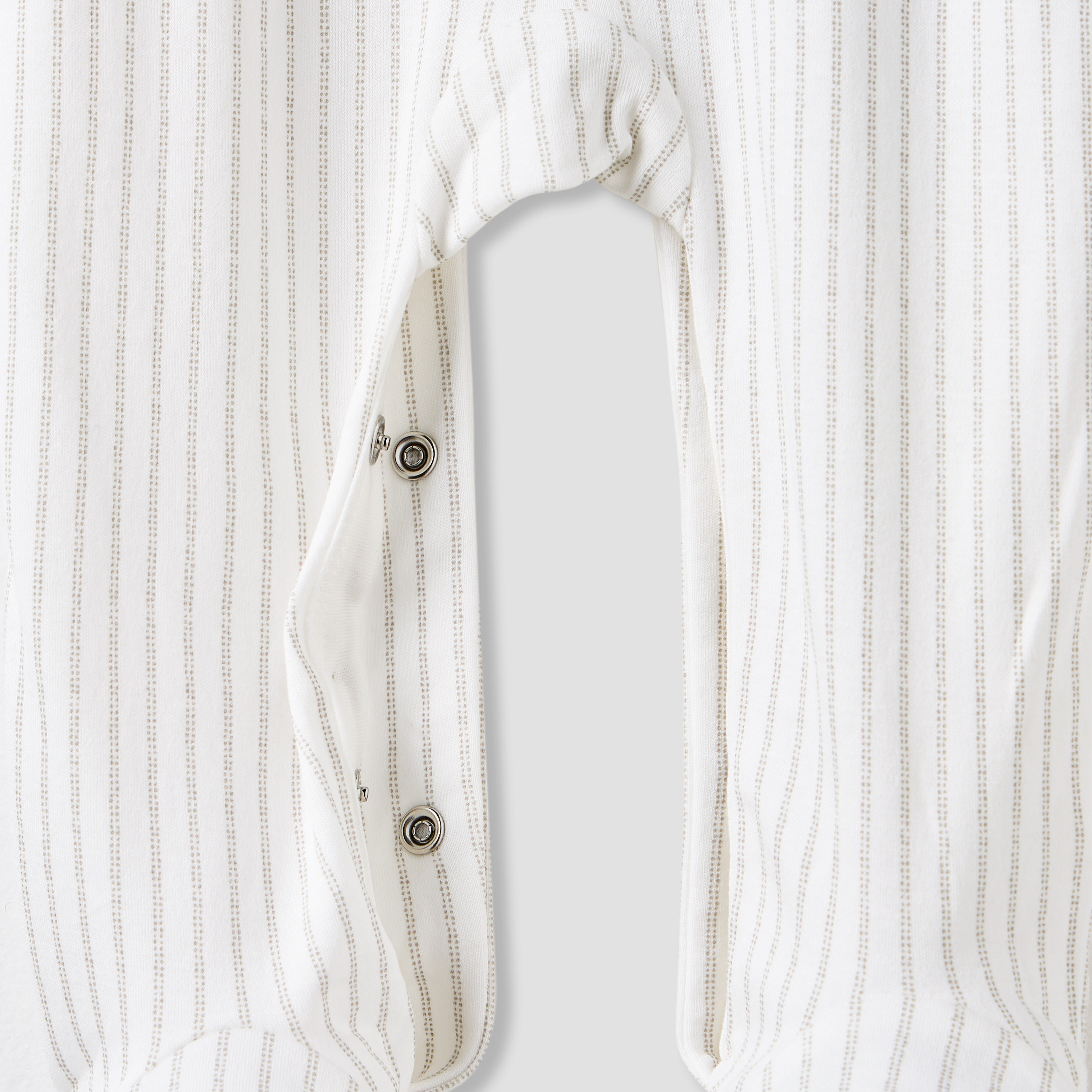 Giggles Striped Sailor Collar Sleepsuit with Long Sleeves-baby-boys-clothing-nightwear-sleepsuits-image-4