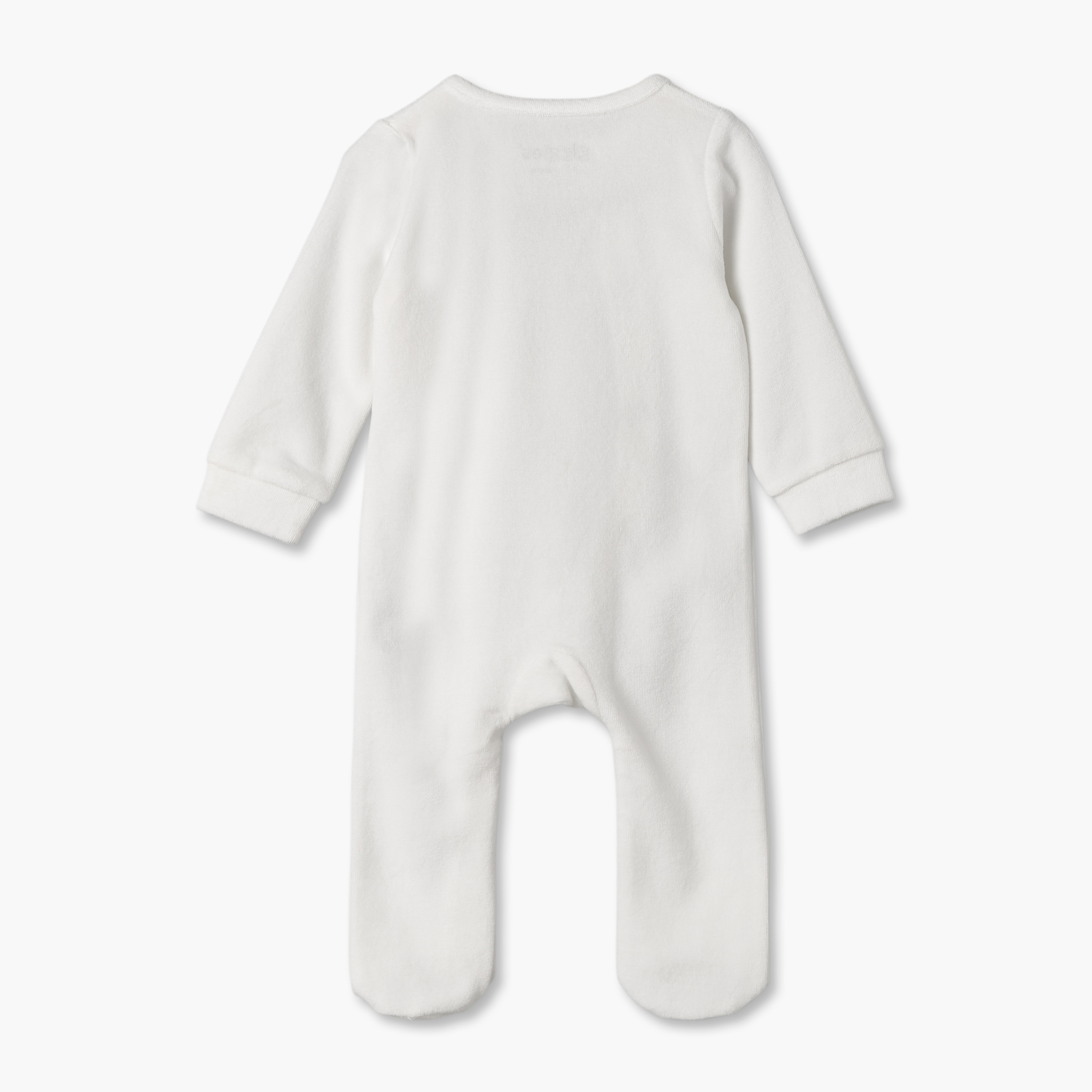 بدلة نوم بياقة ضيقة وأكمام طويلة وتطريزات من جيجلز-baby-boys-clothing-nightwear-sleepsuits-image-3