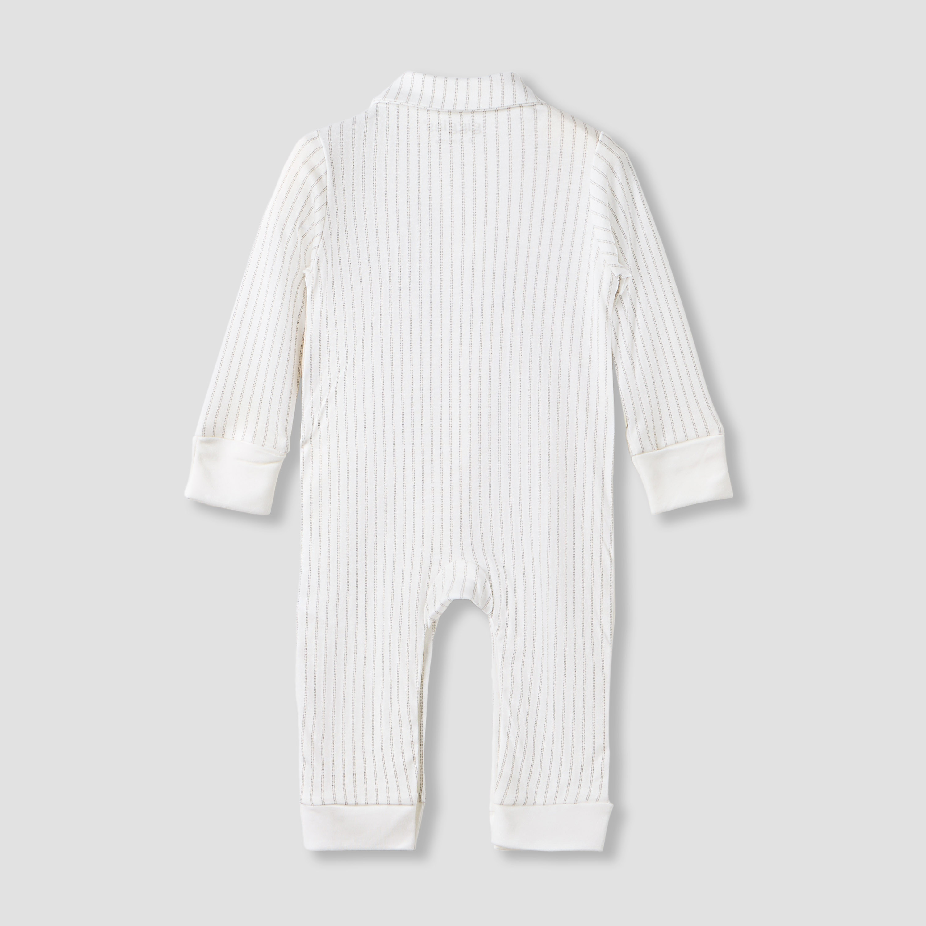 أفرول مقلم بأكمام طويلة وفيست علوي من جيجلز-baby-boys-clothing-nightwear-sleepsuits-image-4