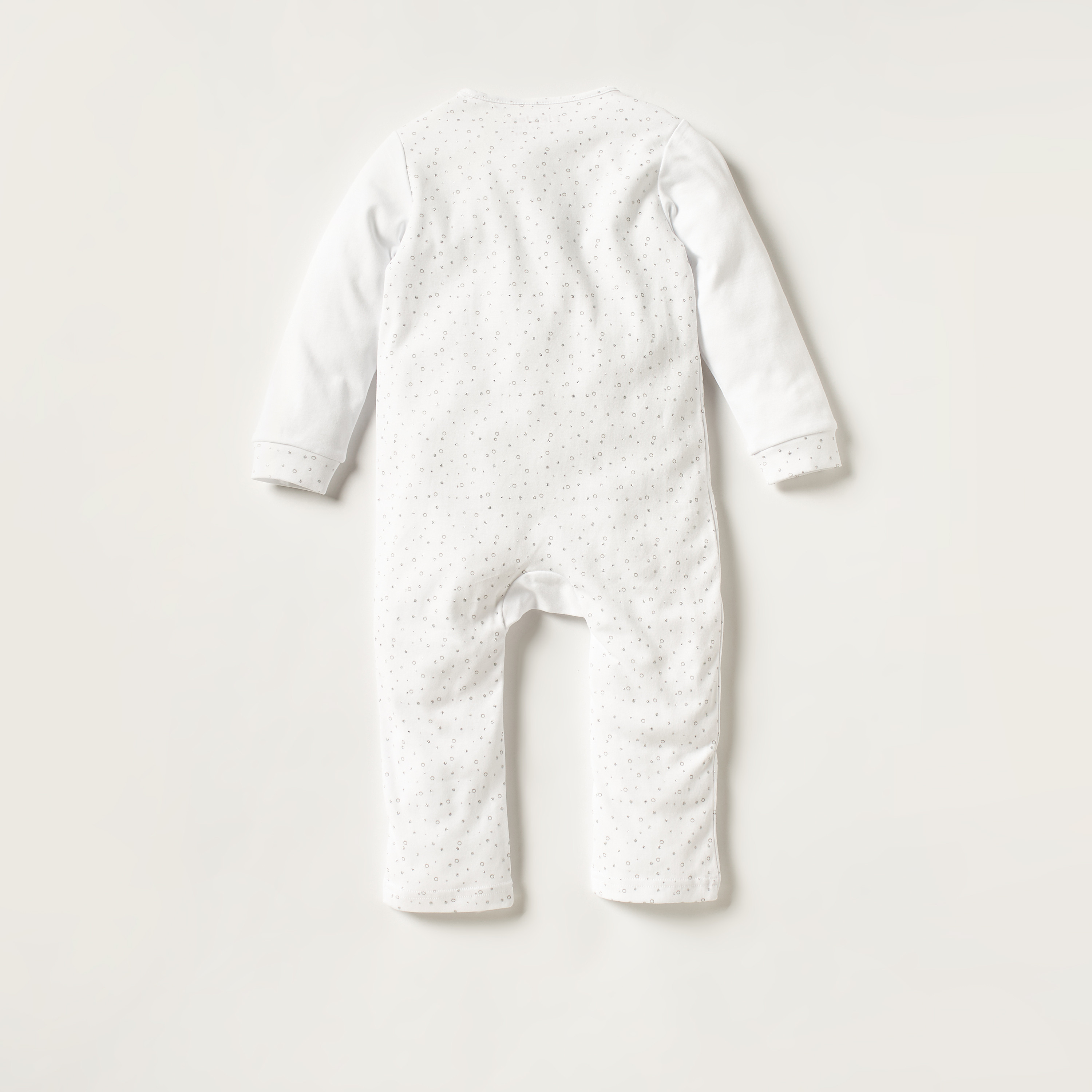 Giggles Embroidered Sleepsuit with Long Sleeves and Button Closure-baby-girls-clothing-nightwear-sleepsuits-image-4