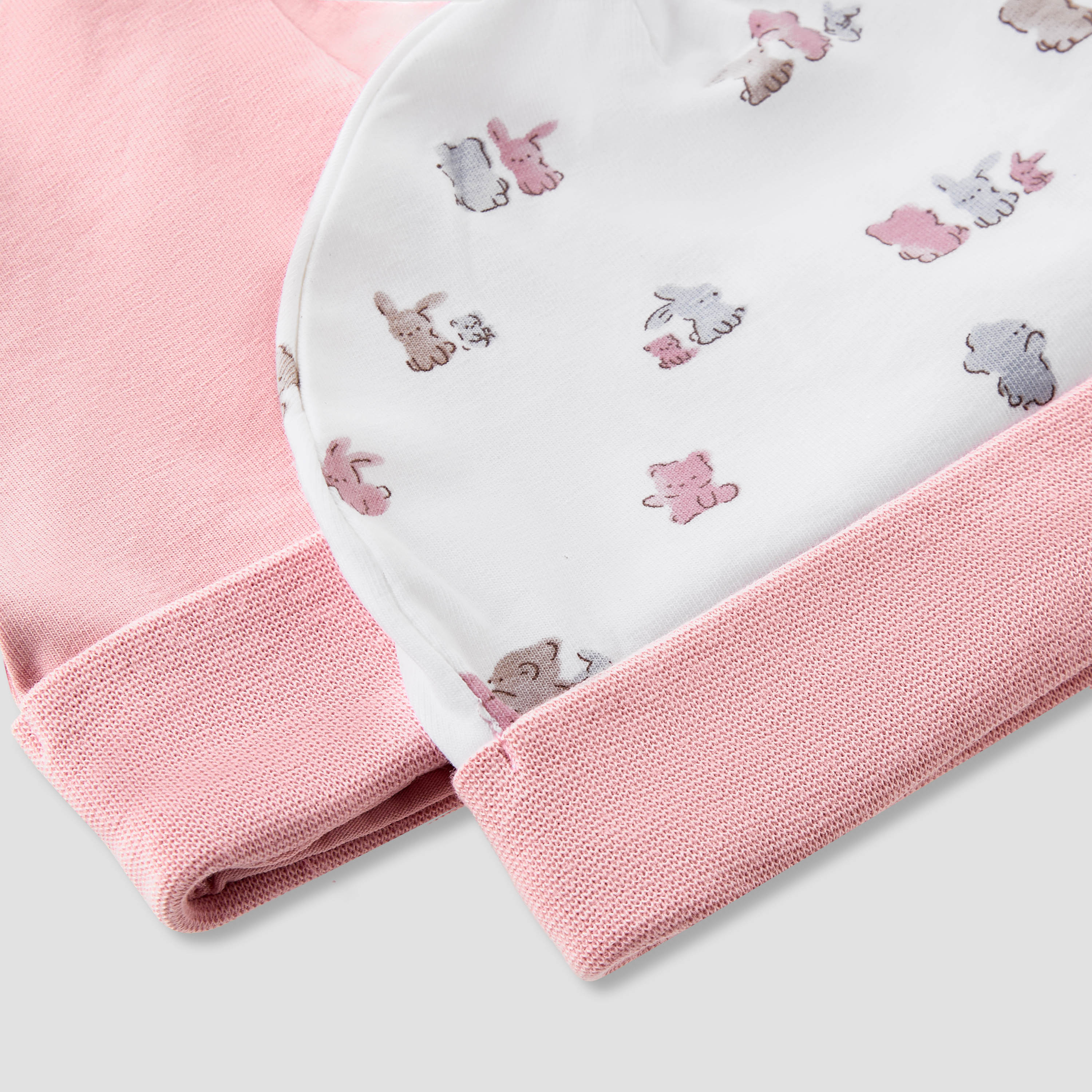 Pack of 2 Juniors Cap with Assorted Print-baby-girls-accessories-caps-image-5
