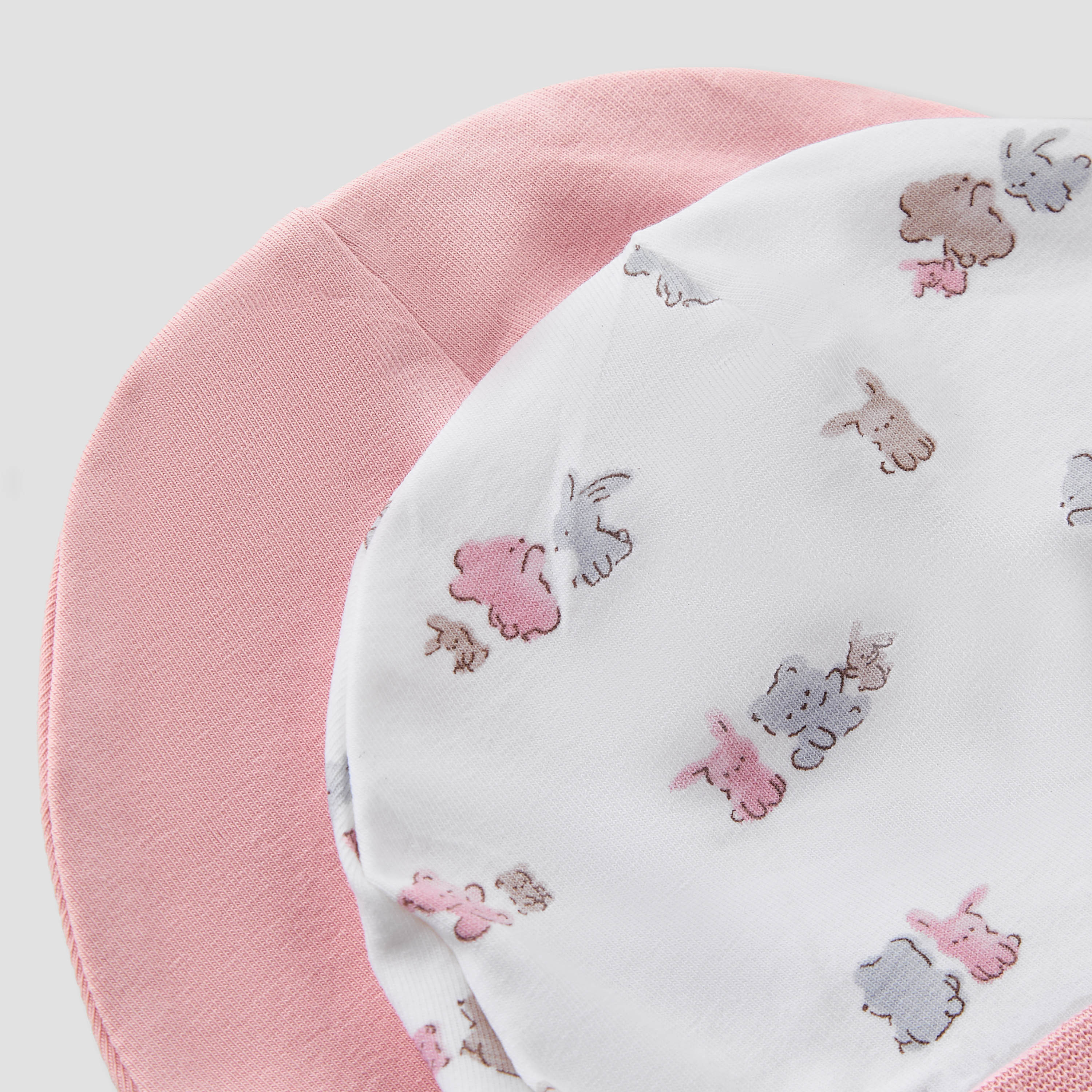 Pack of 2 Juniors Cap with Assorted Print-baby-girls-accessories-caps-image-6