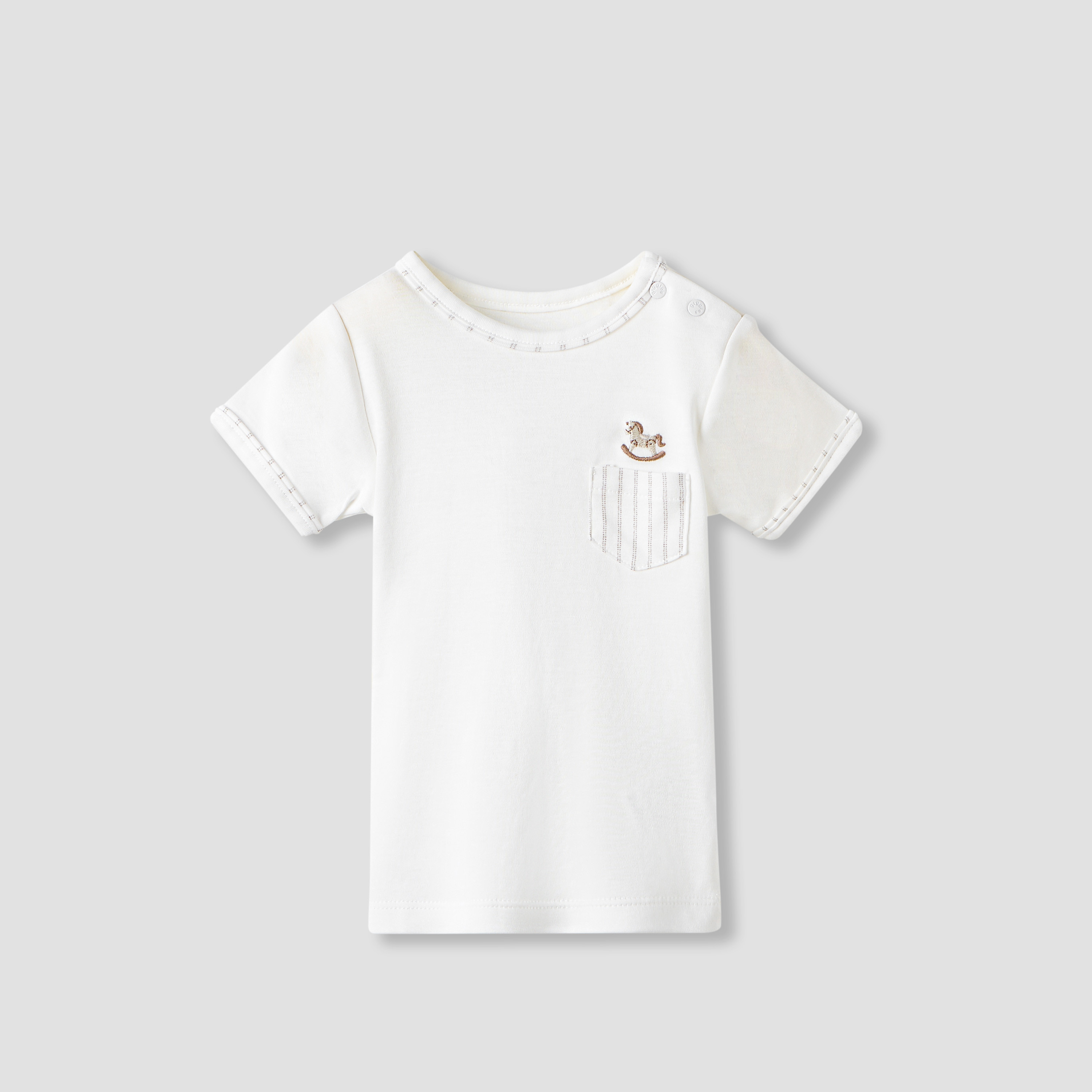 طقم دنغري وتيشيرت سادة من جيجلز-baby-boys-clothing-rompers-image-6