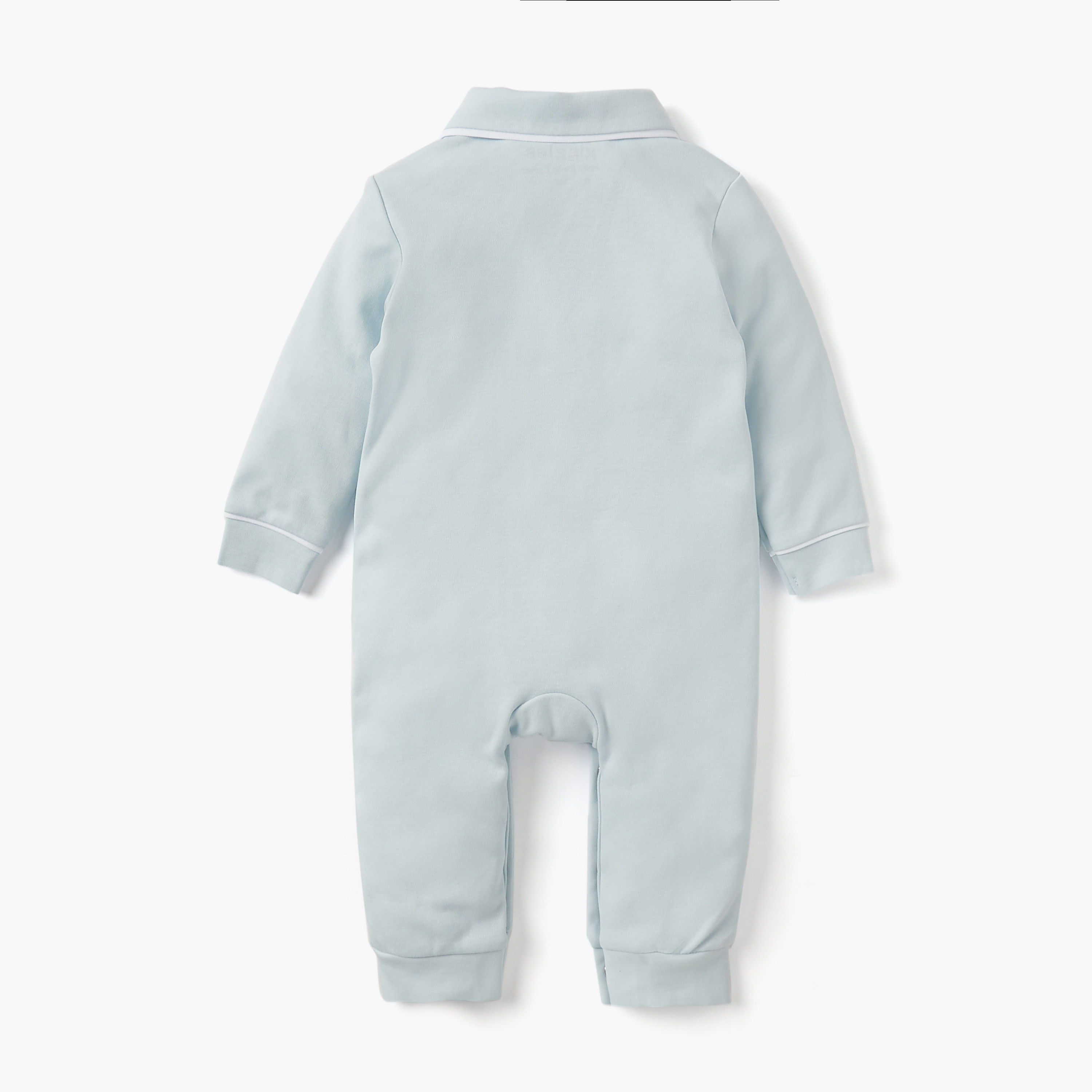 بدلة نوم بياقة عادية وأكمام طويلة وتطريز من جيجلز-baby-boys-clothing-nightwear-sleepsuits-image-2
