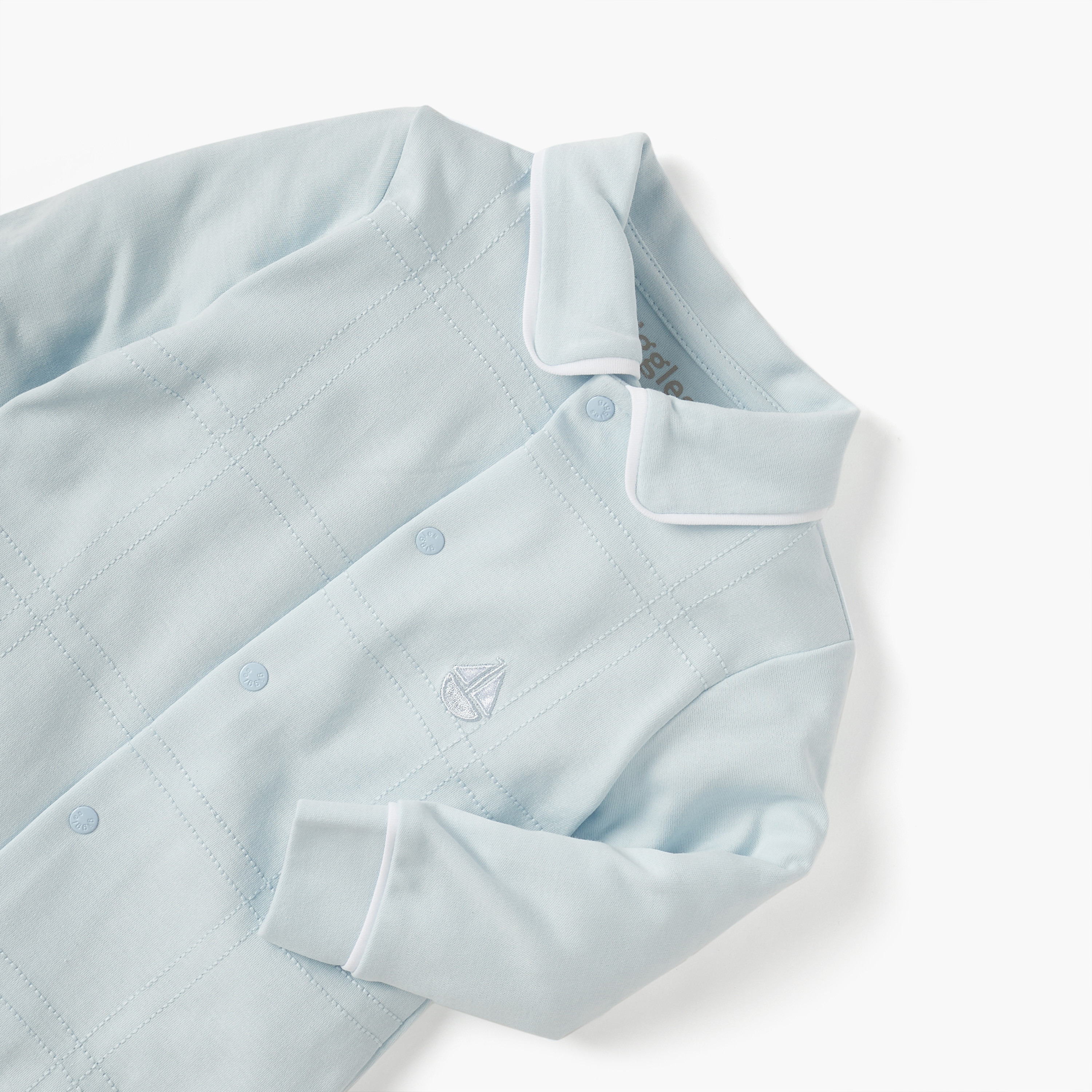 بدلة نوم بياقة عادية وأكمام طويلة وتطريز من جيجلز-baby-boys-clothing-nightwear-sleepsuits-image-3