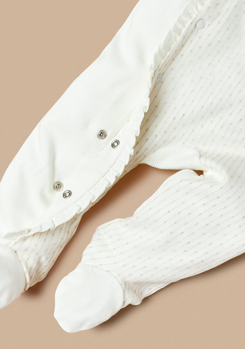 Giggles Printed Closed Feet Sleepsuit with Long Sleeves-Sleepsuits-image-2
