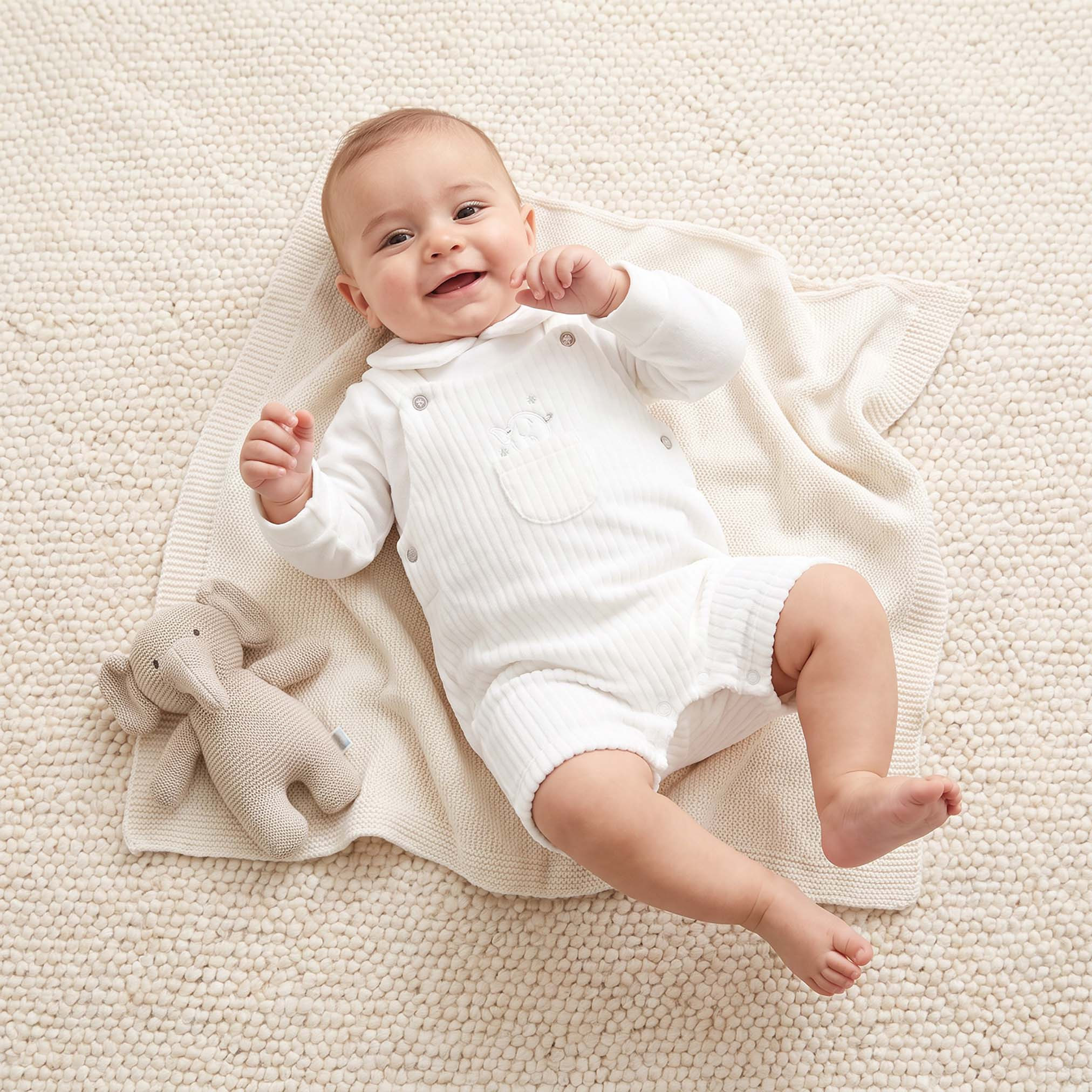 Giggles Collared Long Sleeves T-shirt and Dungaree Set with Snap Button Closure-baby-boys-clothing-winterwear-setsandcoords-image-1