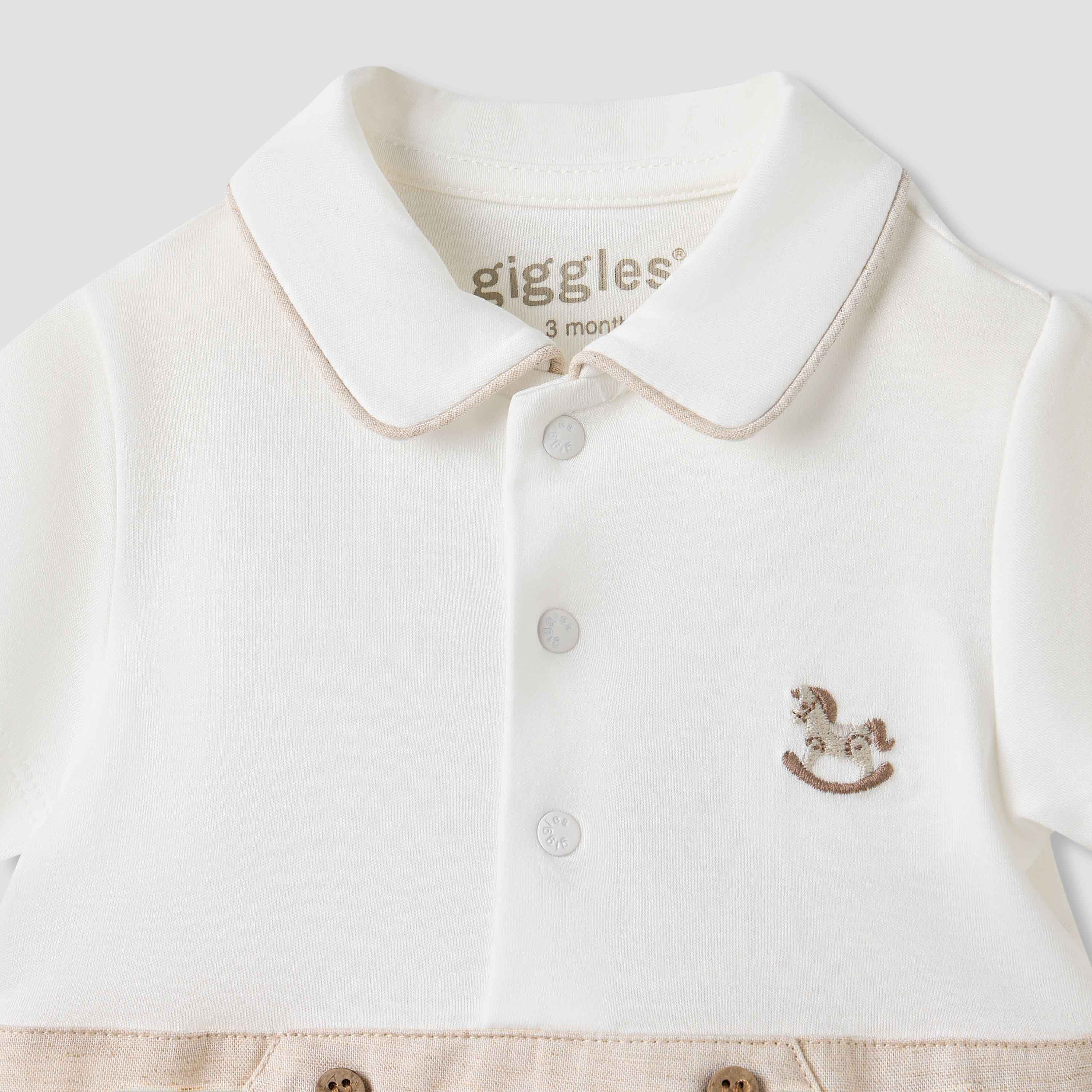 Giggles Rocking Horse Embroidered Collared Romper with Short Sleeves-baby-boys-clothing-rompers-image-3