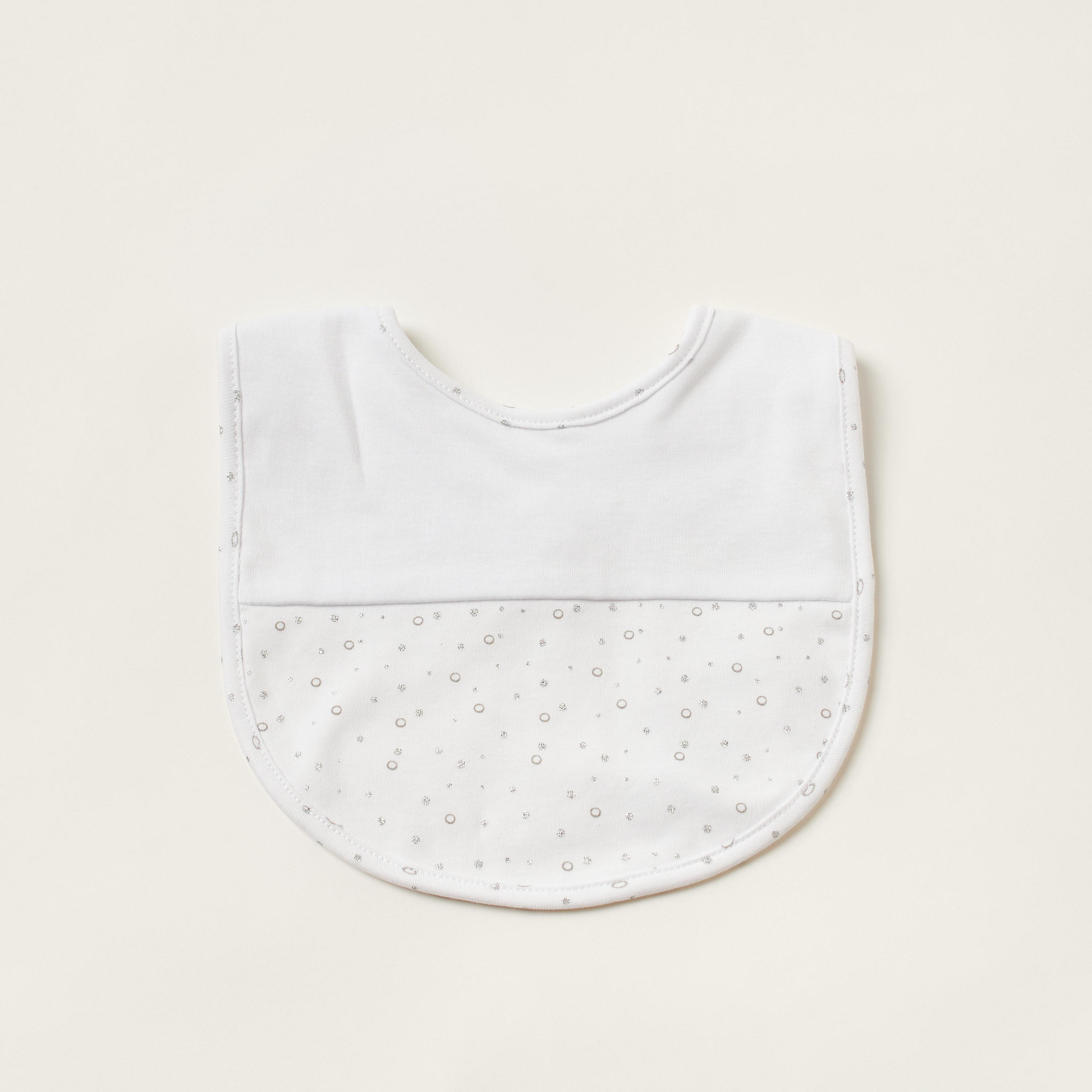 Giggles Printed Bib with Snap Button Closure-baby-feeding-bibs-image-1