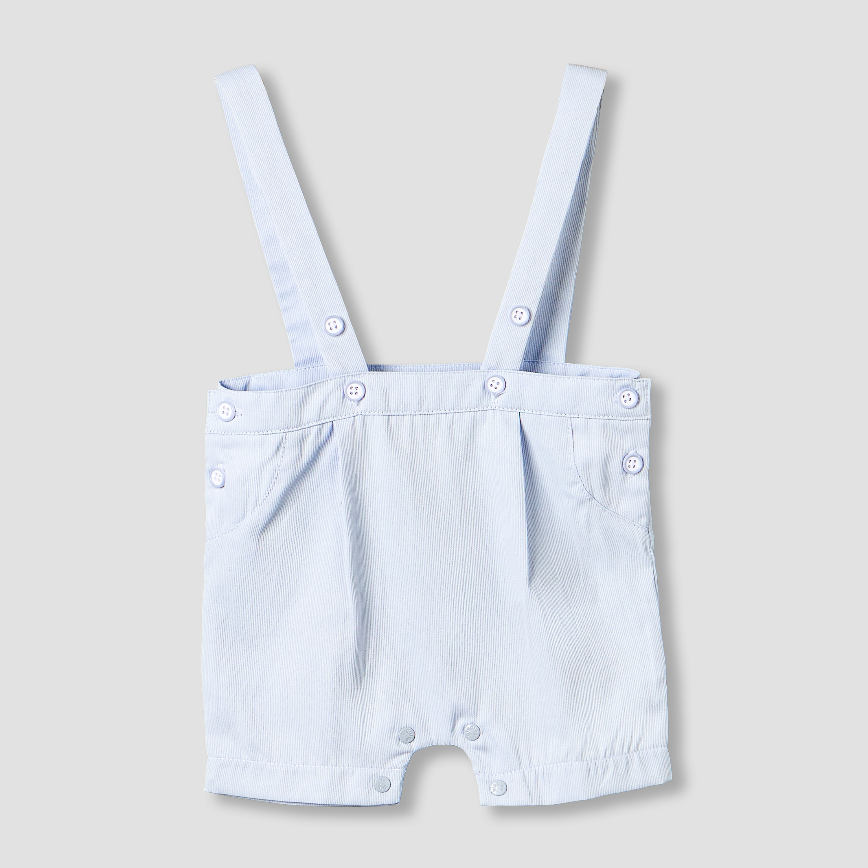 Giggles Crew Neck Short Sleeves T-shirts and Dungaree Set with Stripes-baby-boys-clothing-setsandcoords-image-3