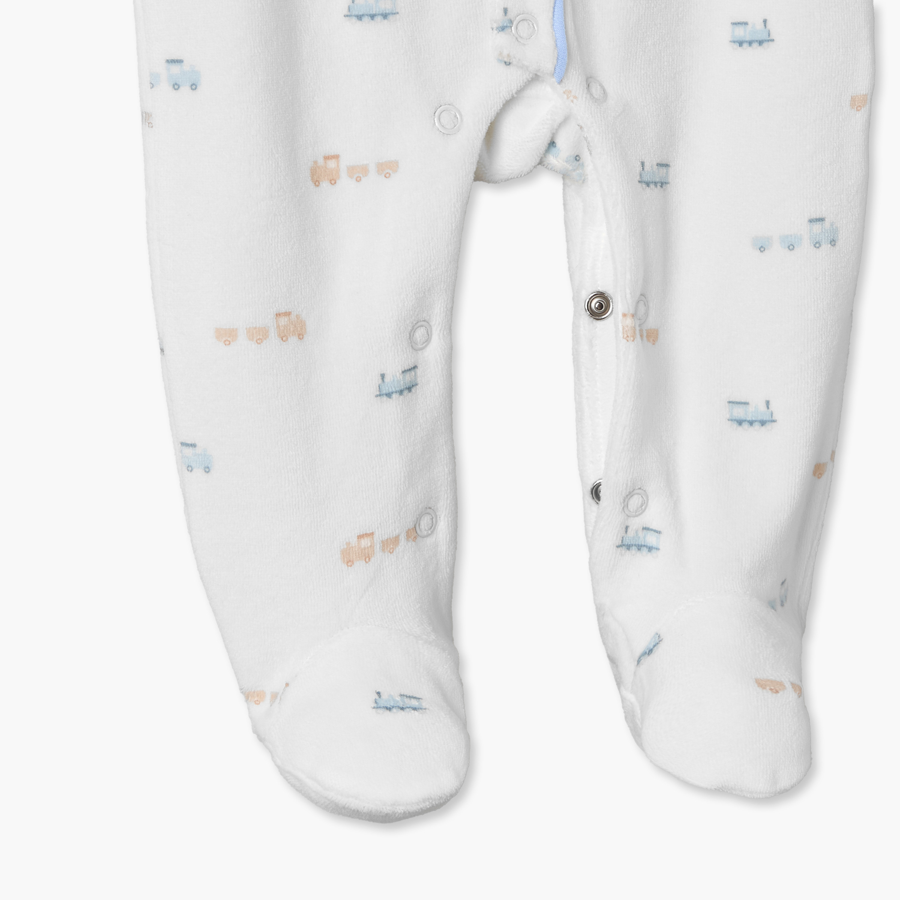 Juniors Mandarin Collar Long Sleeves Sleepsuit with Snap Button Closure-baby-boys-clothing-nightwear-sleepsuits-image-4