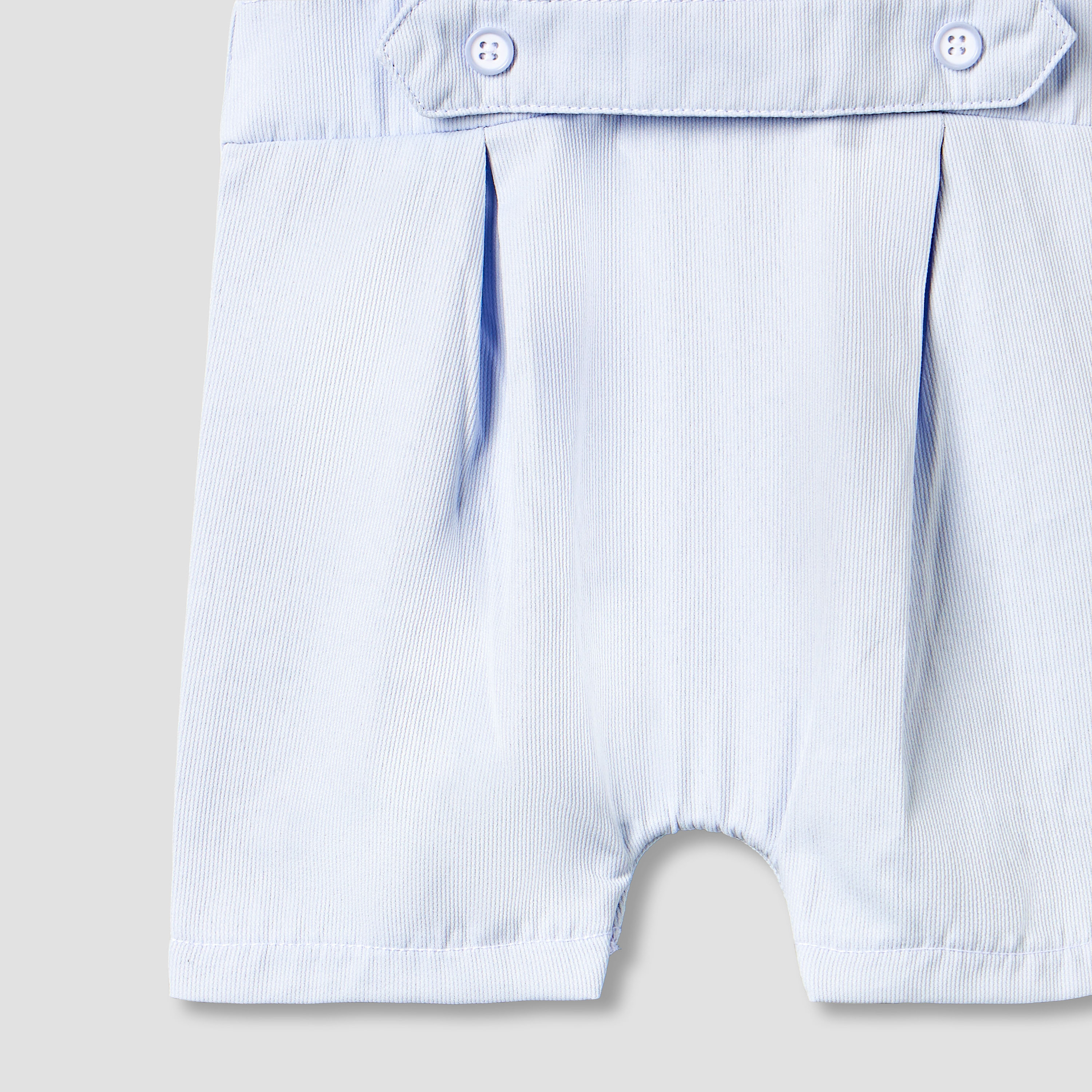 Giggles Collared Short Sleeves Romper with Panelled Design-baby-boys-clothing-rompers-image-4