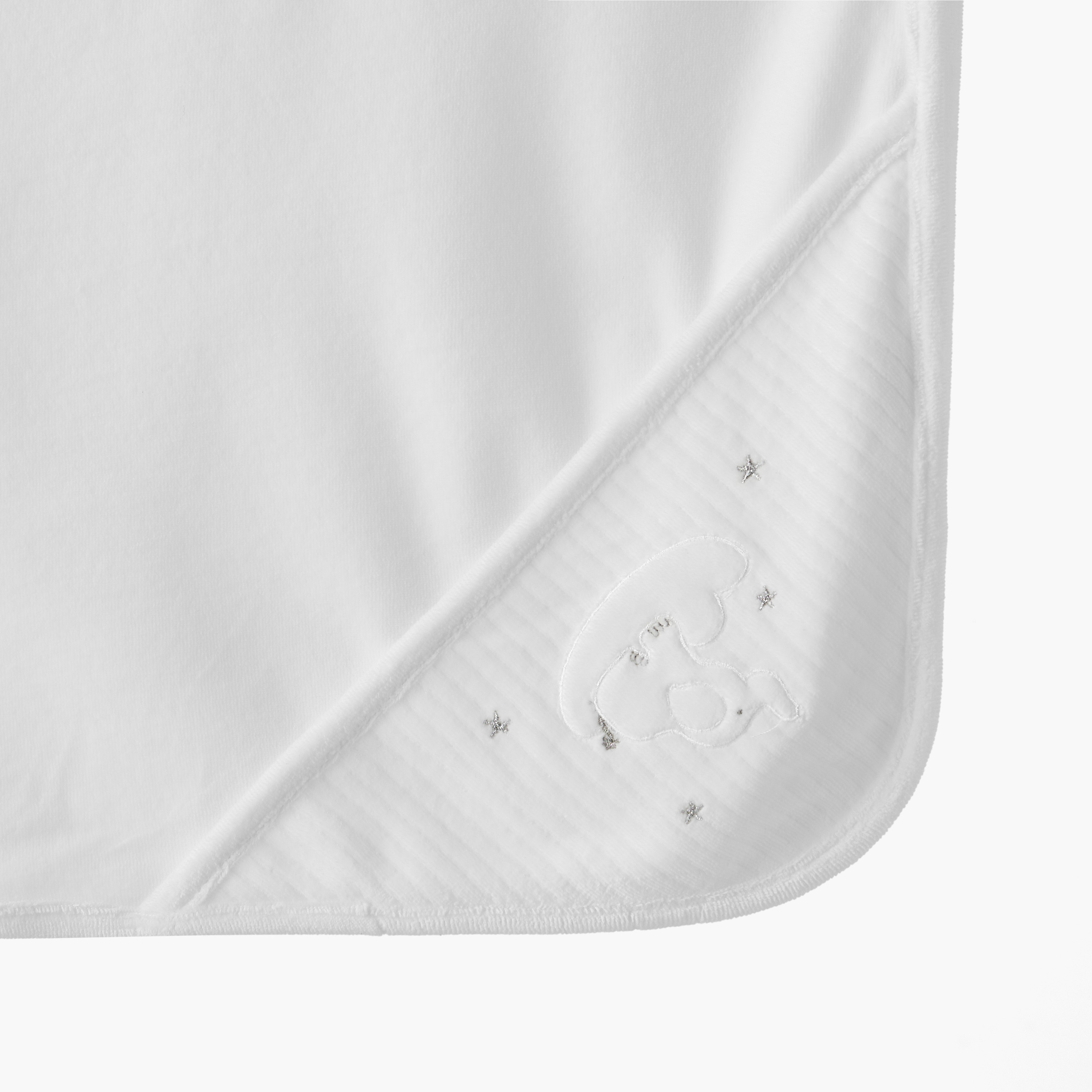 بطانية مواليد بقبعة وتطريزات من جيجلز-baby-nursery-blanketsandswaddles-receivingblankets-image-5