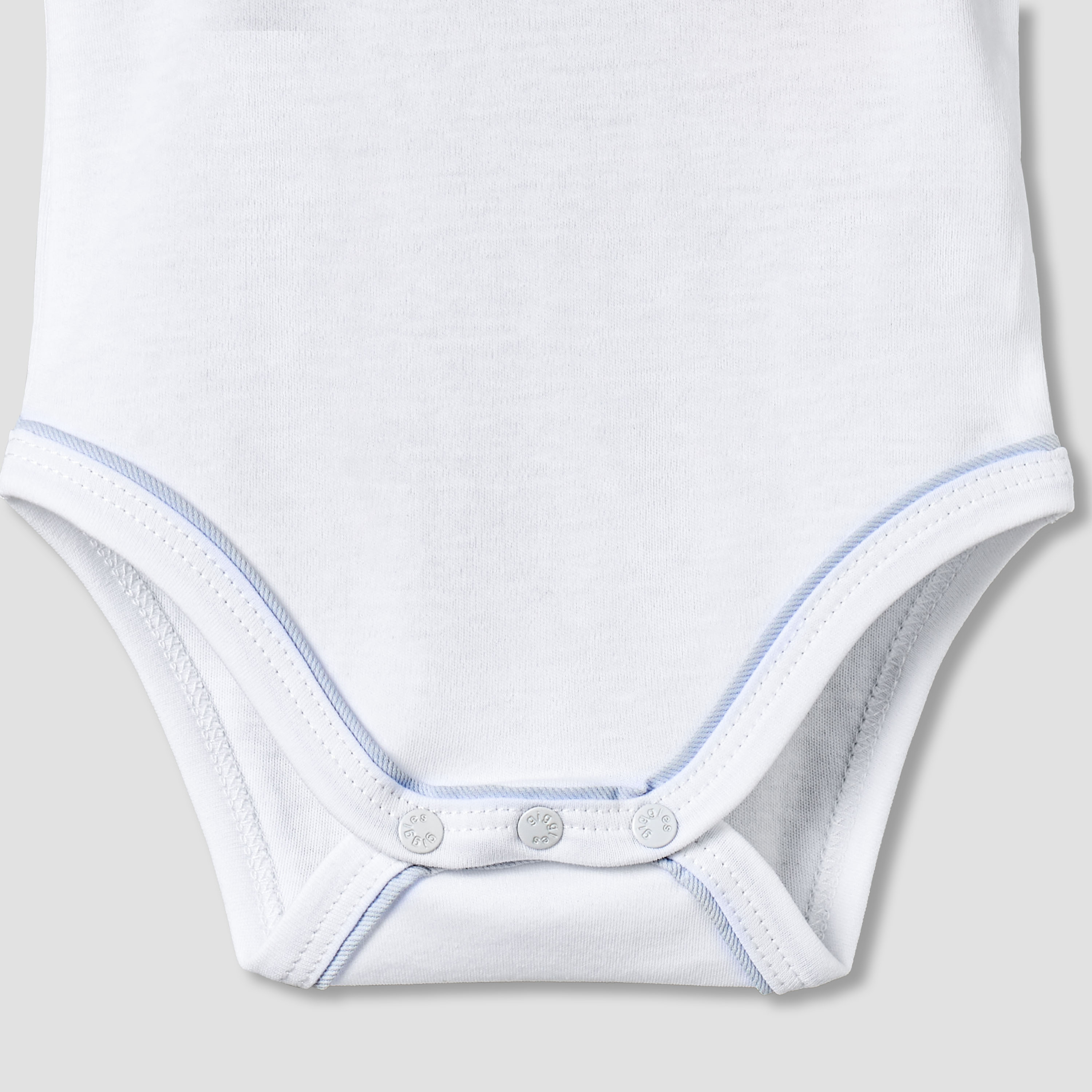 Giggles Round Neck Sleeveless Bodysuit with Snap Button Closure-baby-boys-clothing-bodysuits-image-4