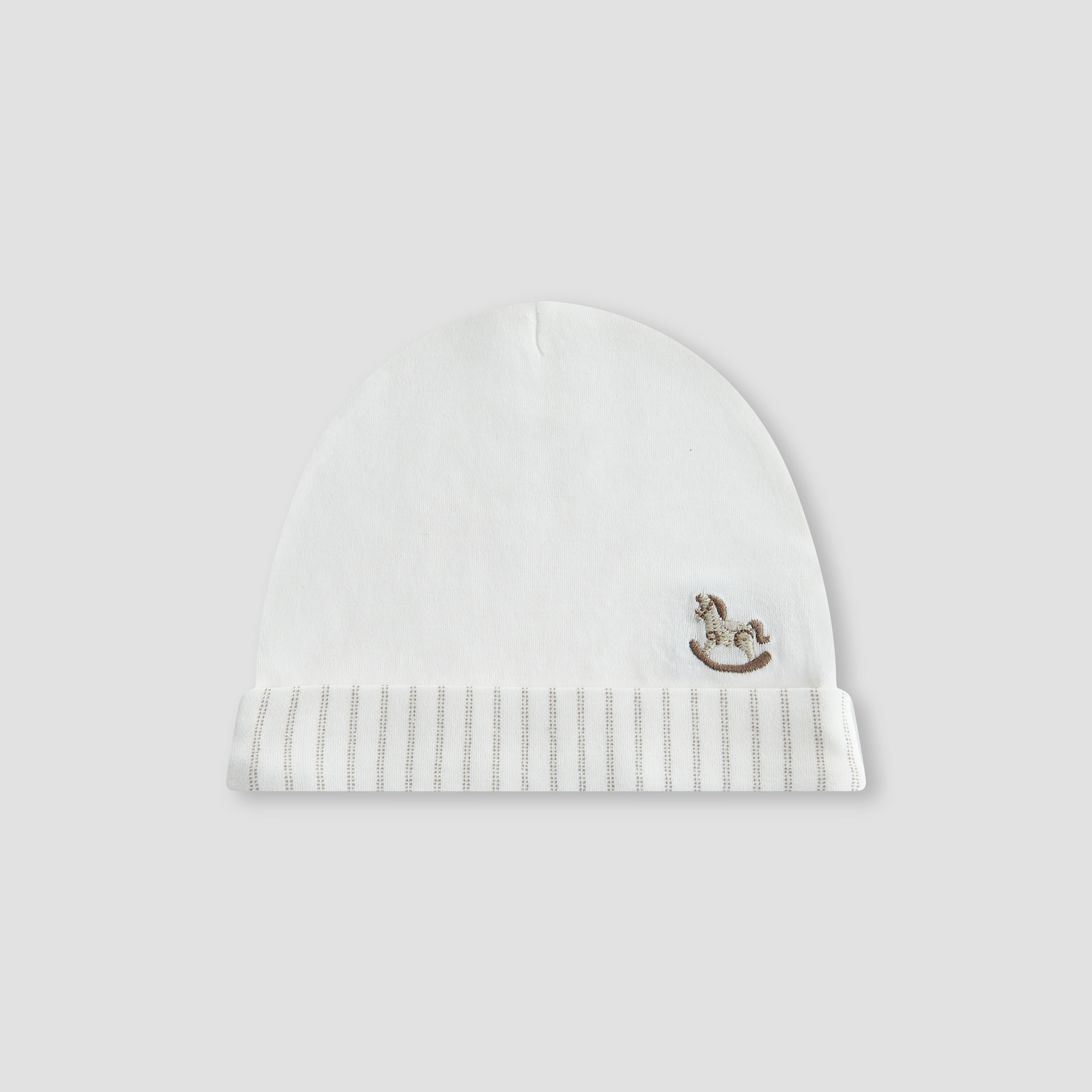 Giggles Rocking Horse Embroidered Beanie Cap-baby-boys-accessories-caps-image-1