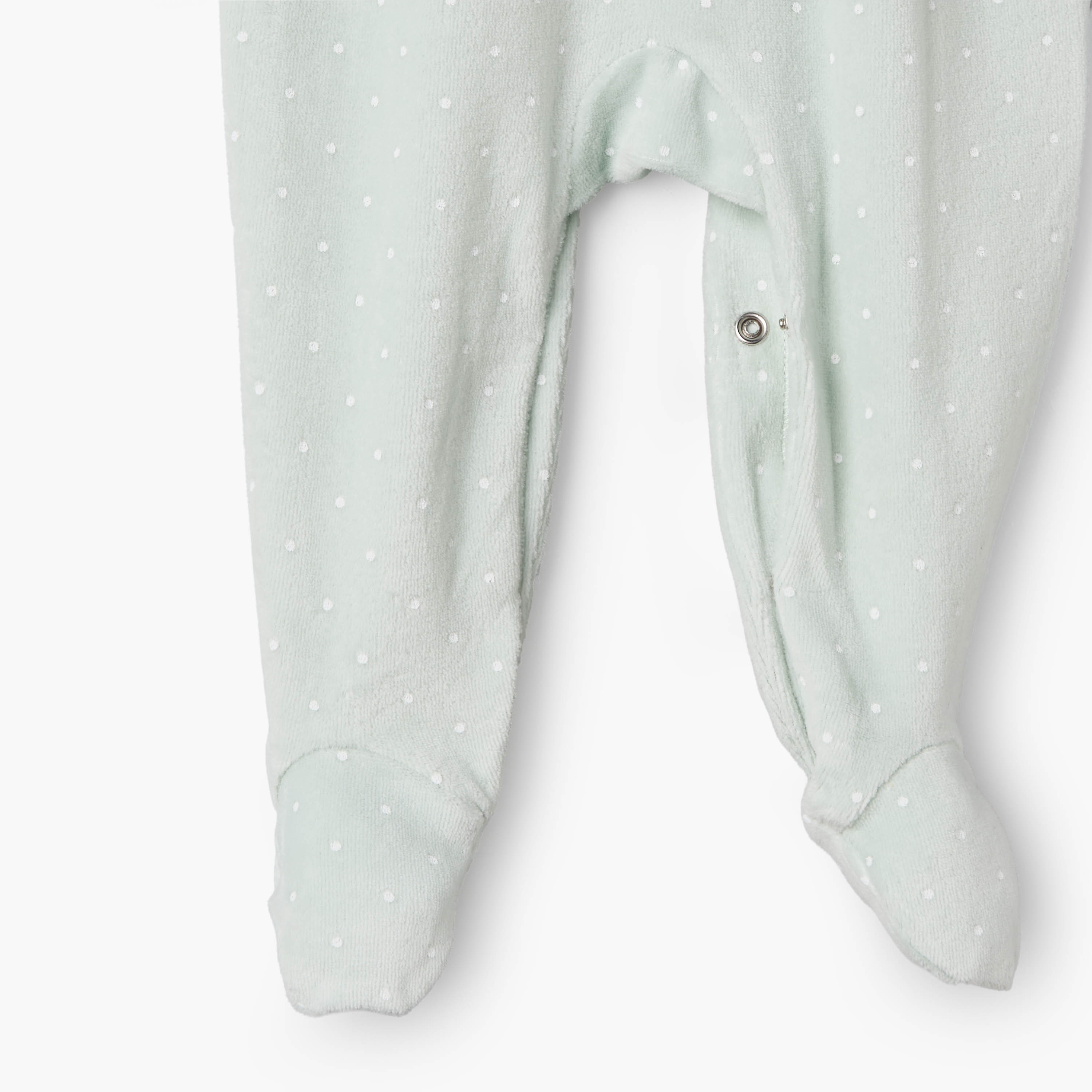 Giggles Peter Pan Collar Long Sleeves Sleepsuit with Snap Button Closure-baby-girls-clothing-nightwear-sleepsuits-image-5