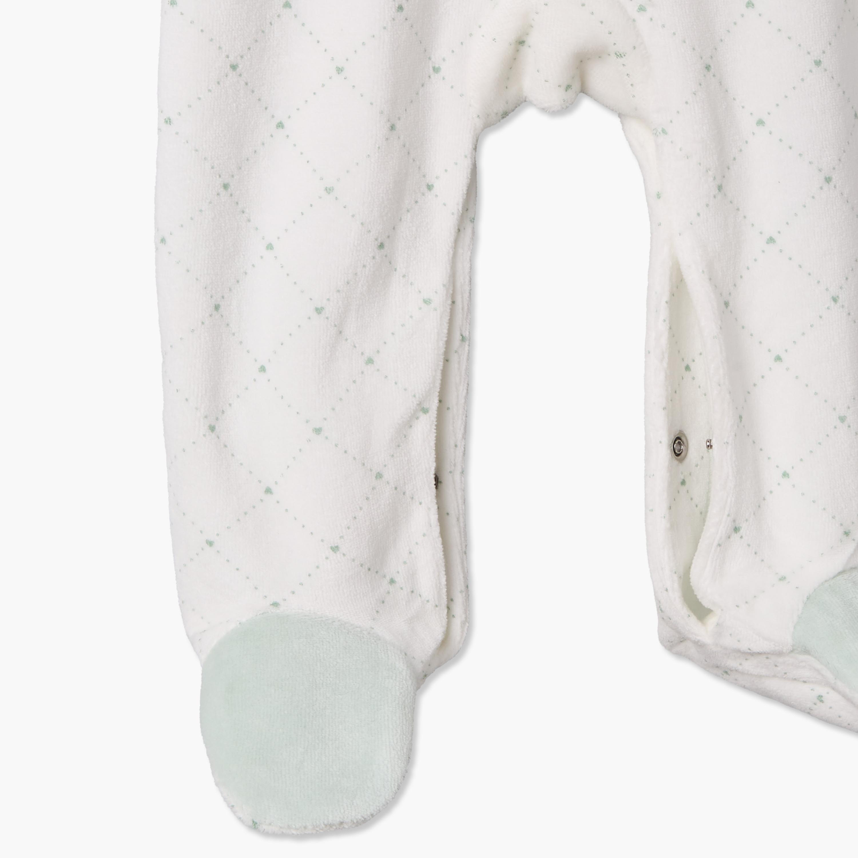 Giggles Collared Long Sleeves Sleepsuit with Snap Button Closure-baby-girls-clothing-nightwear-sleepsuits-image-6