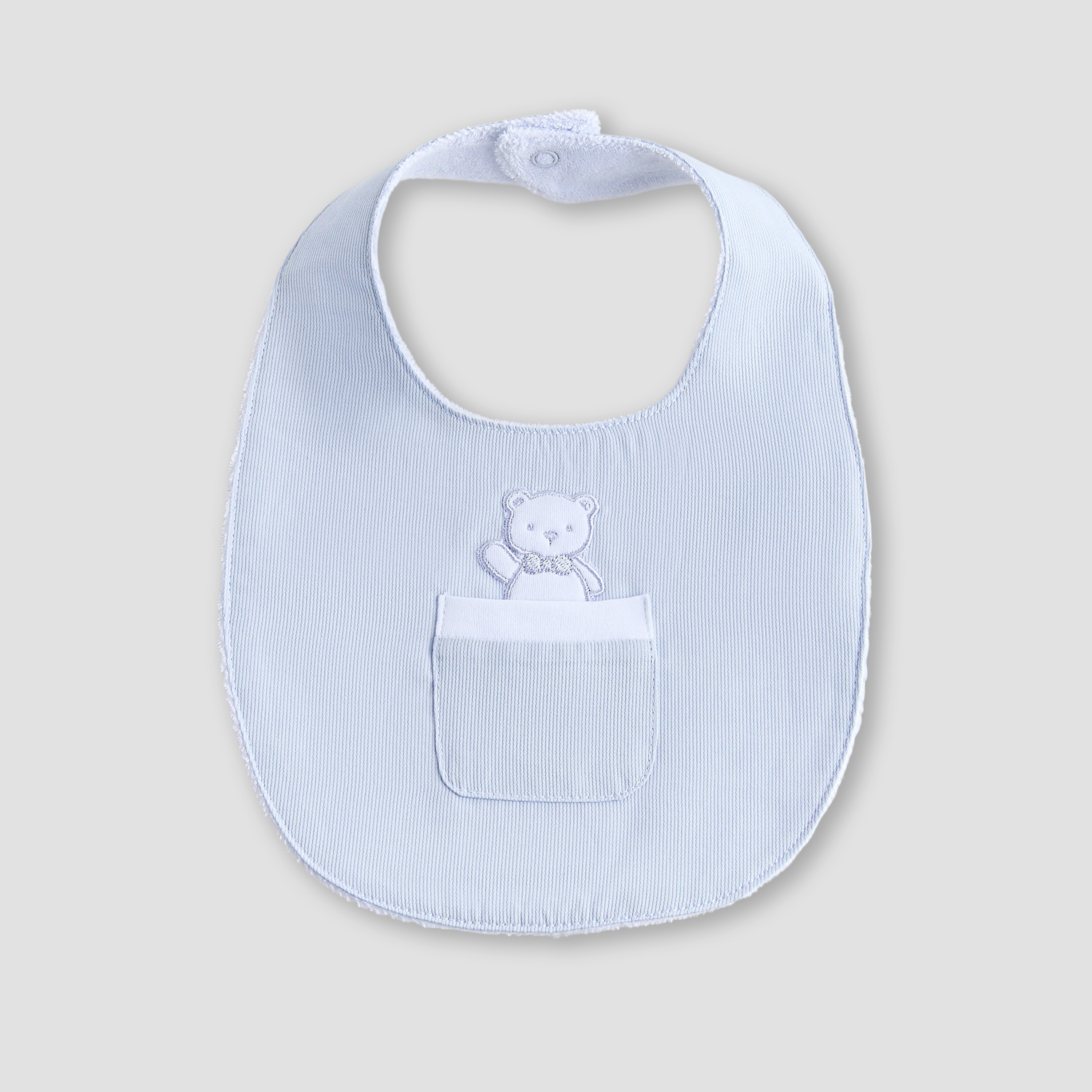 Giggles Baby Bib with Snap Button Closure-baby-feeding-bibs-image-1