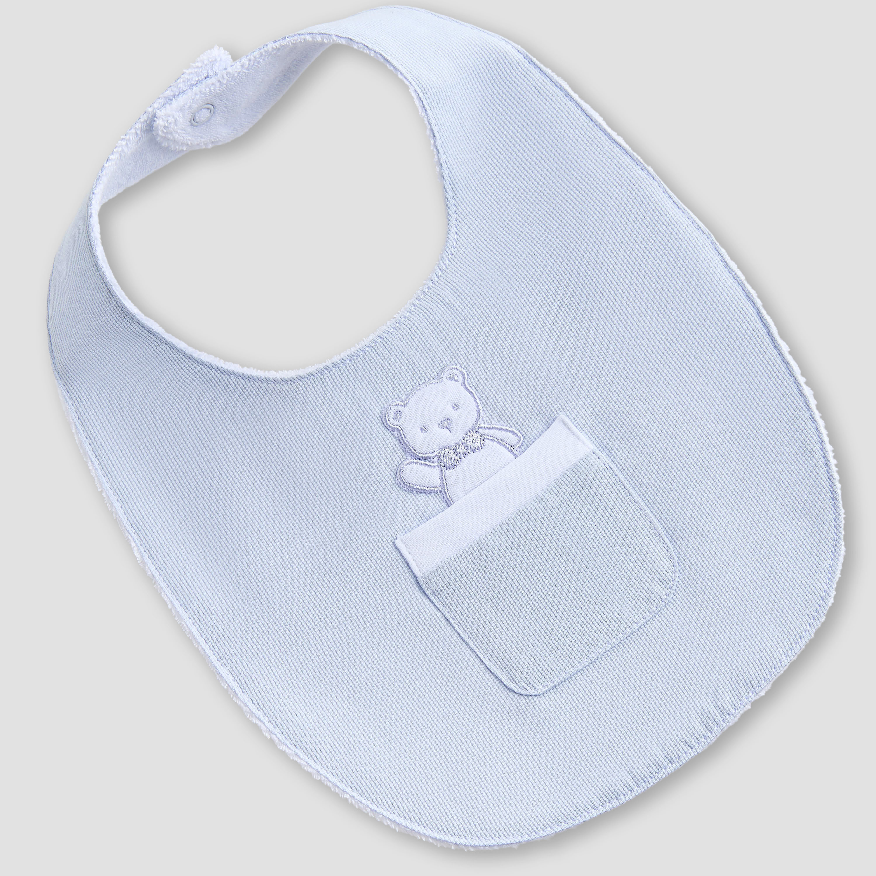 Giggles Baby Bib with Snap Button Closure-baby-feeding-bibs-image-3