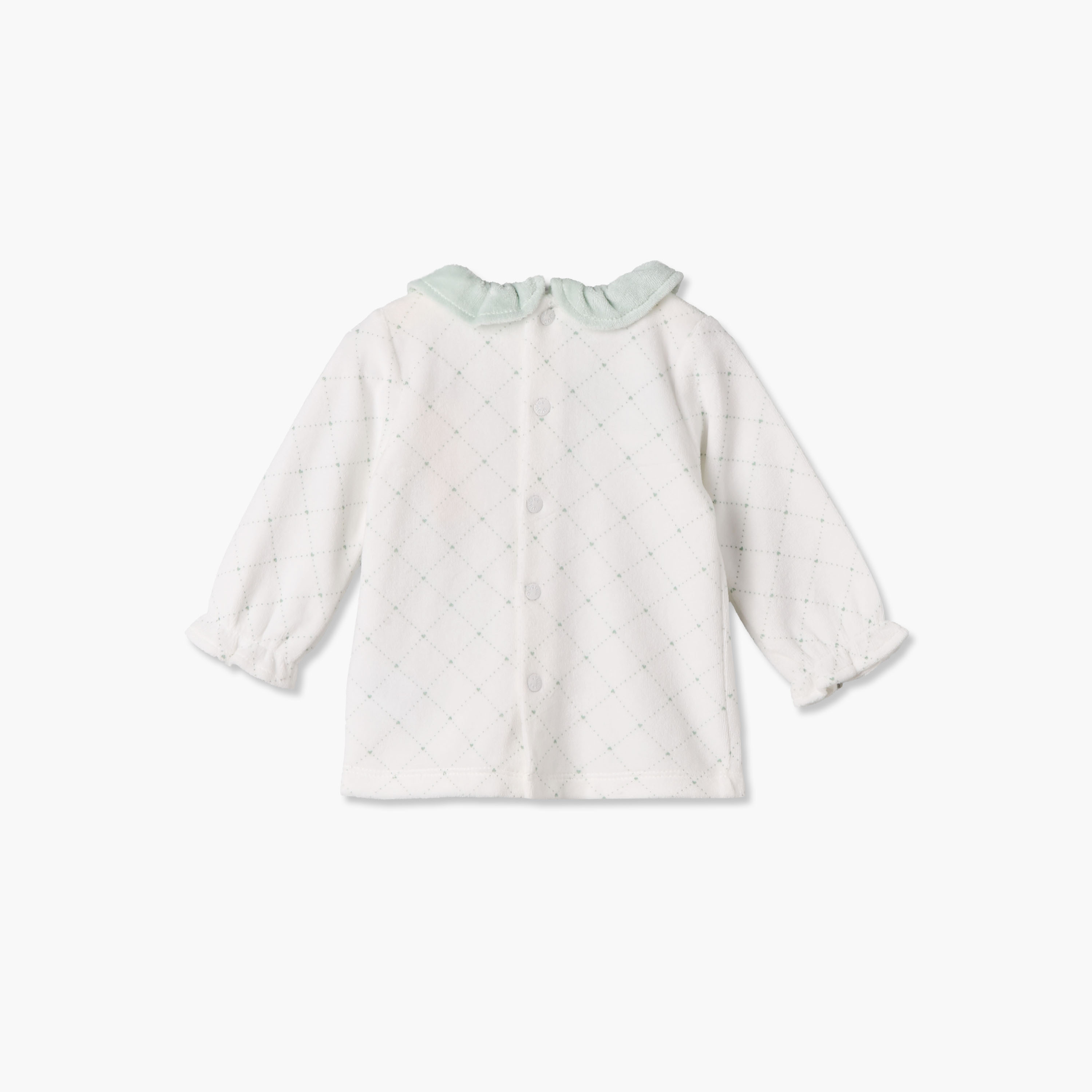 Giggles Collared Long Sleeves Pyjama Set with Geometric Print-baby-girls-clothing-nightwear-pyjamasets-image-5