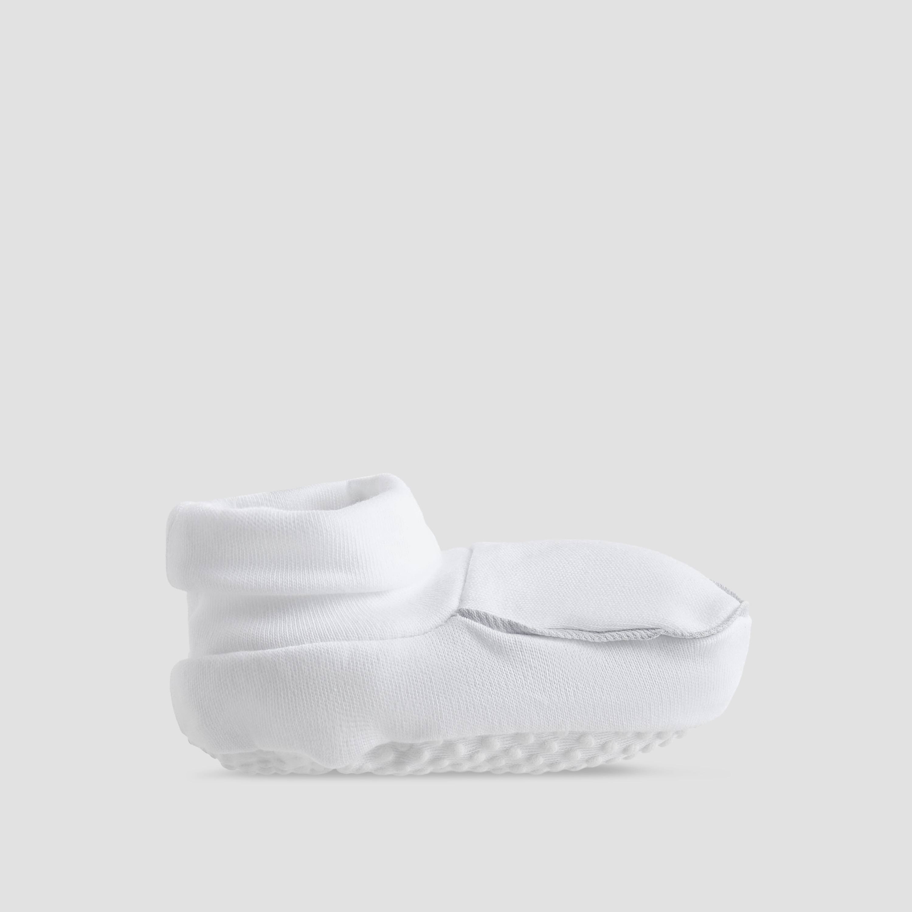 Giggles Booties with Textured Cuff-baby-boys-shoes-booties-image-3