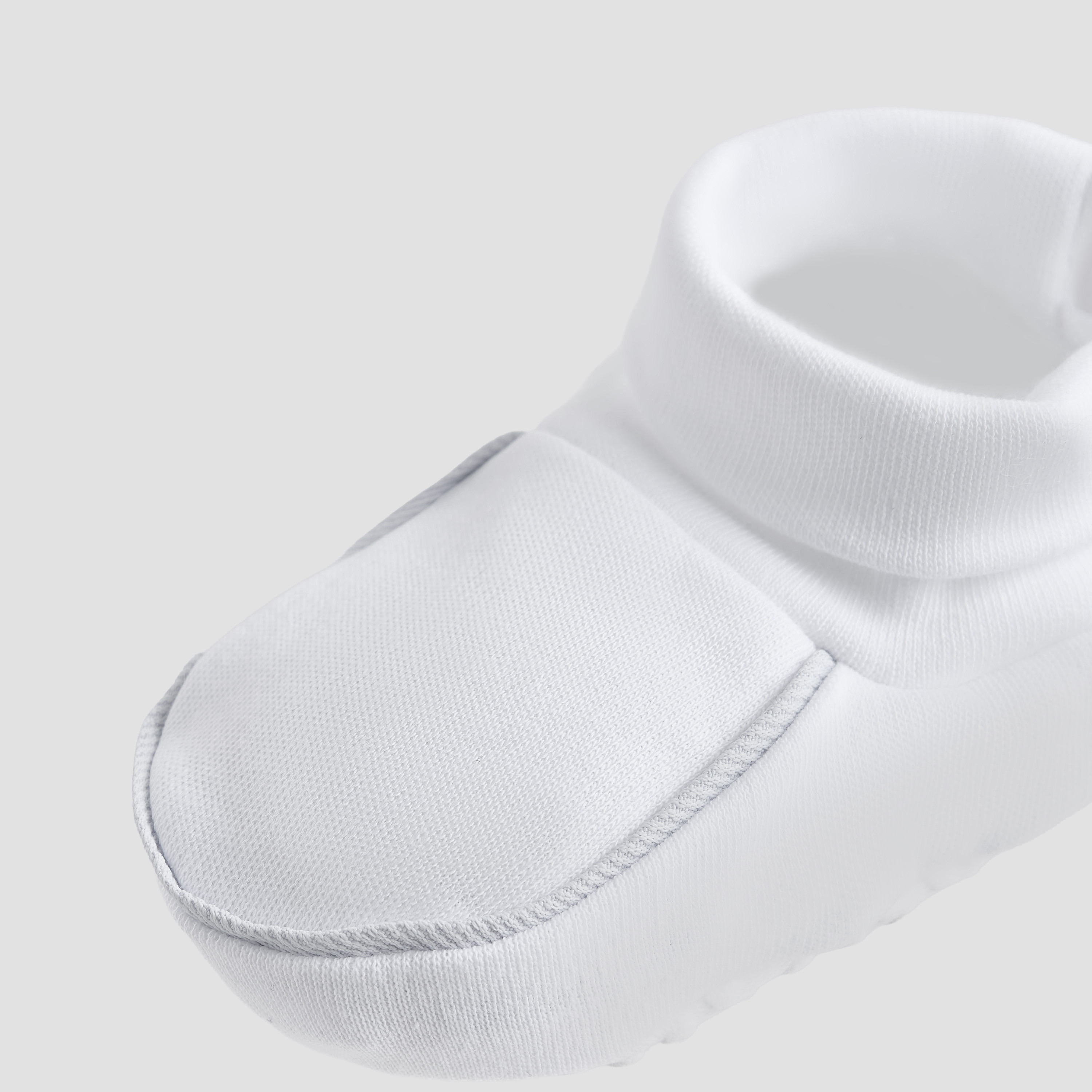 Giggles Booties with Textured Cuff-baby-boys-shoes-booties-image-4