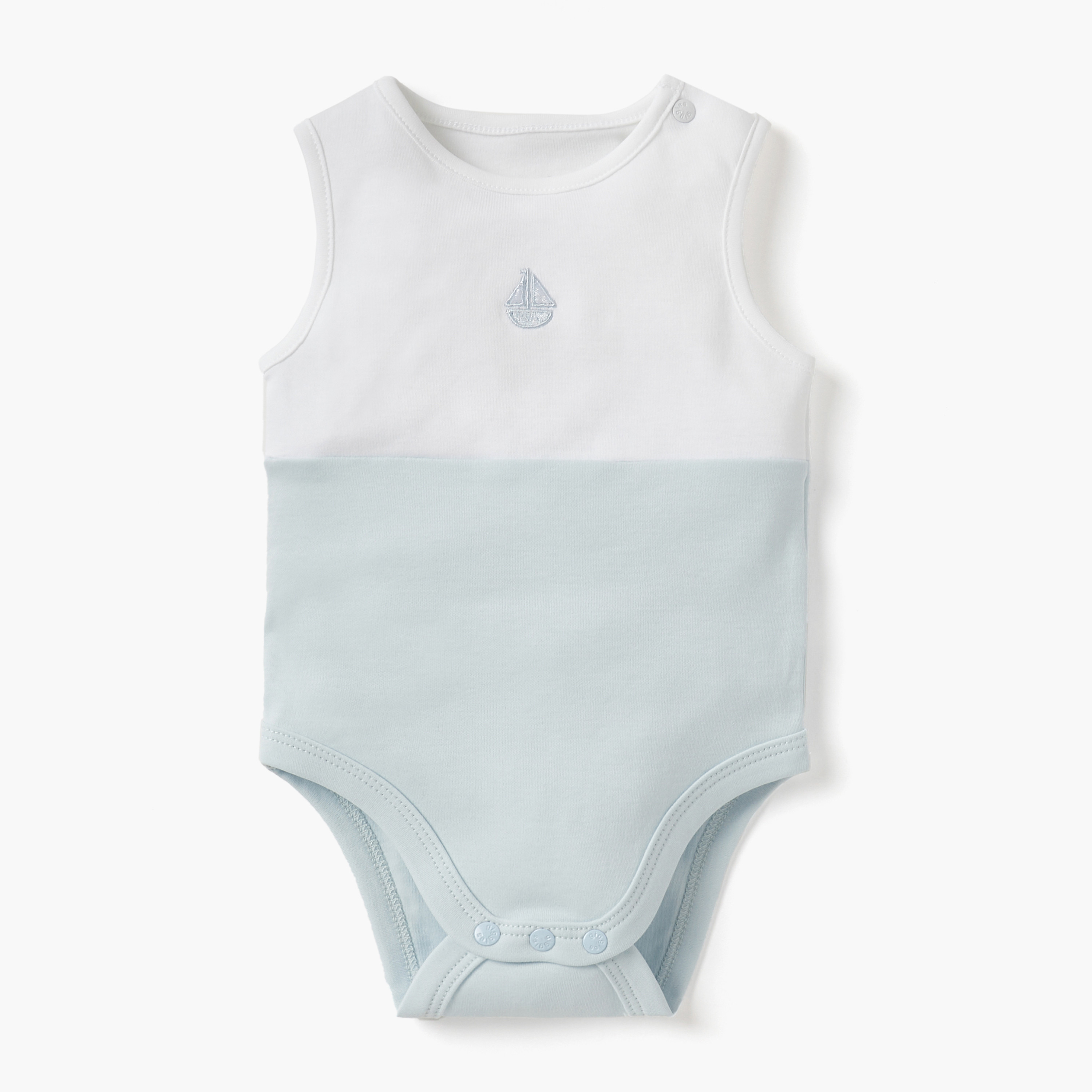 بودي سوت مطرز دون أكمام من جيجلز-baby-boys-clothing-bodysuits-image-1