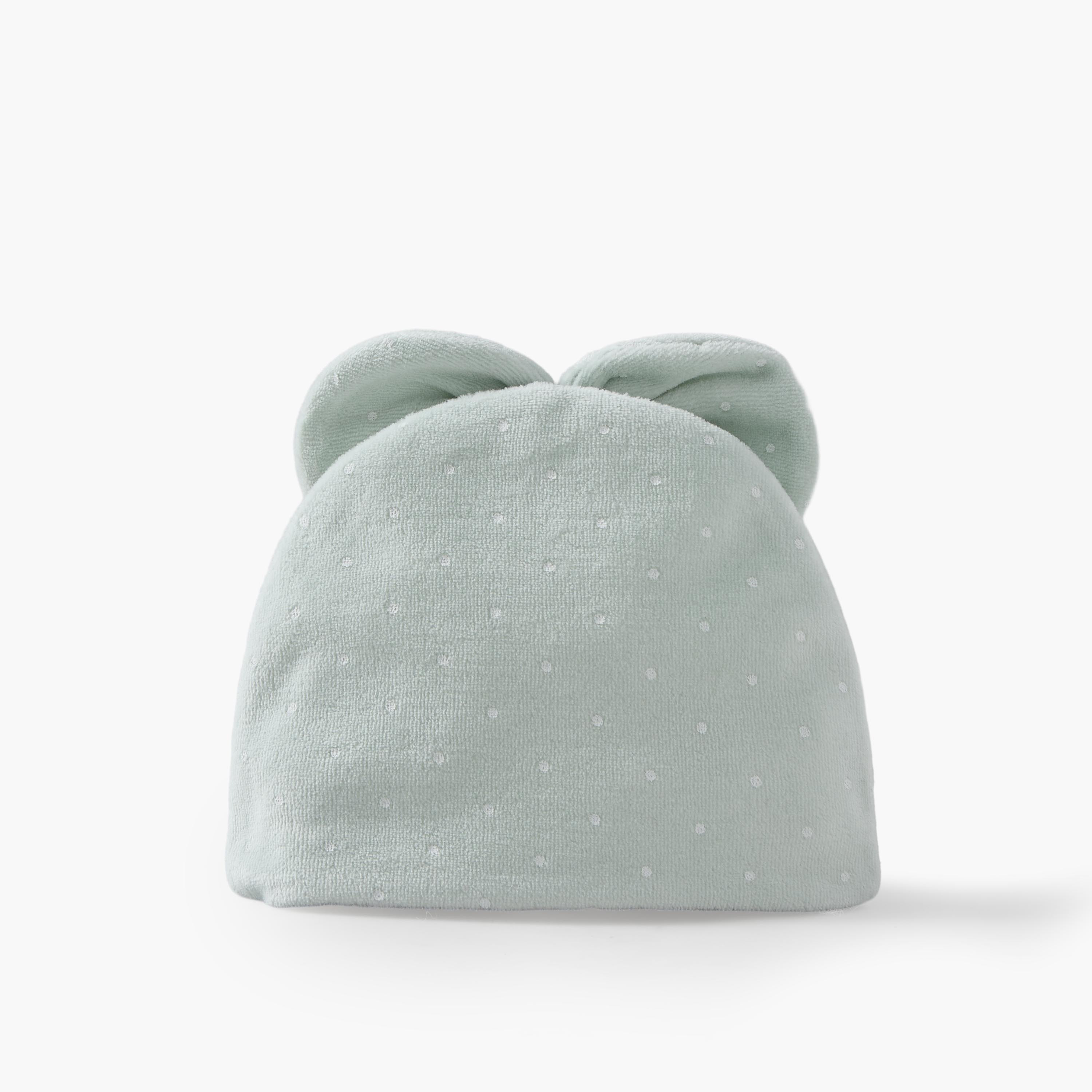 Giggles Cap with Bow Applique-baby-girls-accessories-caps-image-3