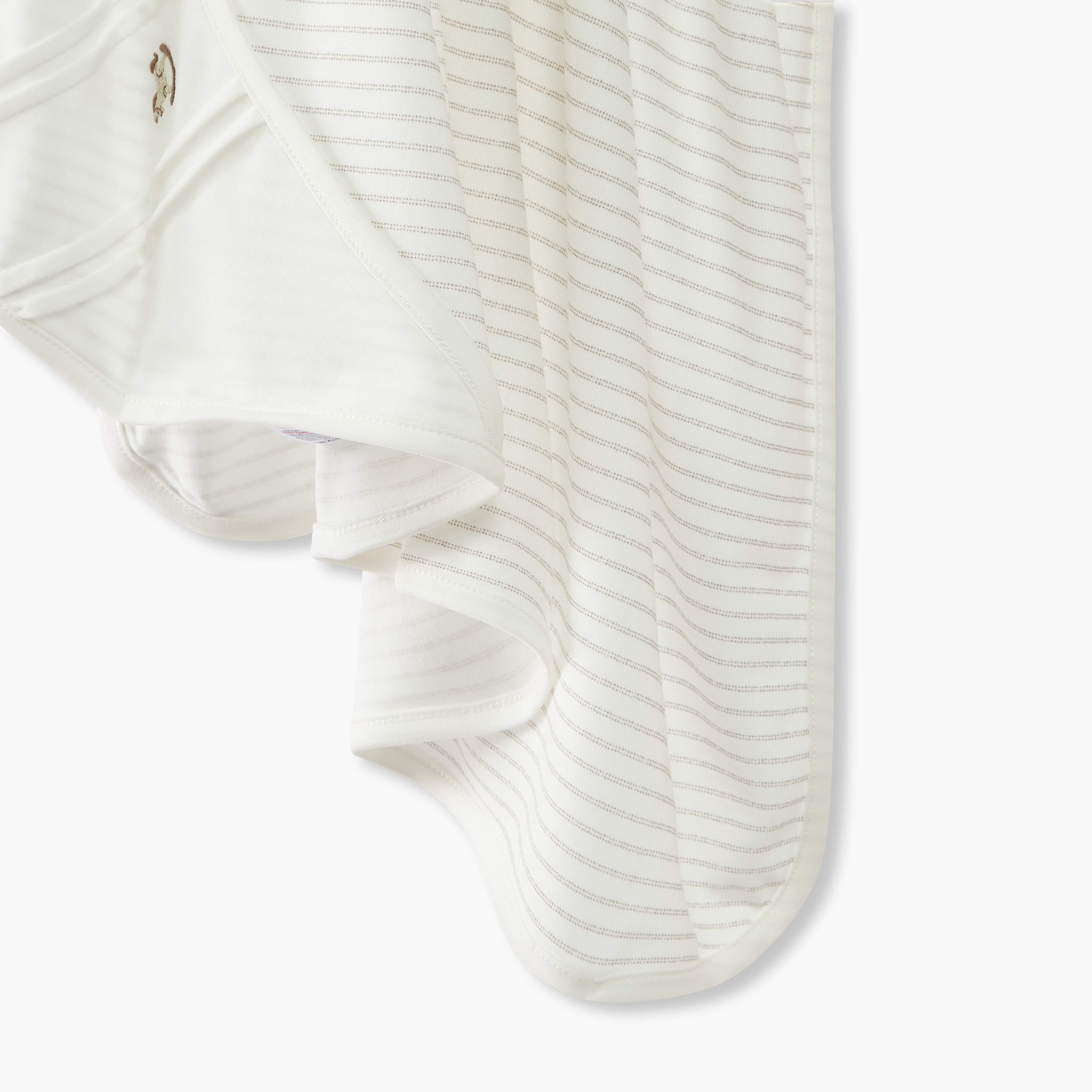 Giggles Striped Hooded Receiving Blanket-baby-nursery-blanketsandswaddles-receivingblankets-image-4