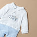 Giggles Embroidered Sleepsuit with Long Sleeves-Sleepsuits-thumbnail-1