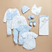 Giggles Embroidered Sleepsuit with Long Sleeves-Sleepsuits-thumbnail-4