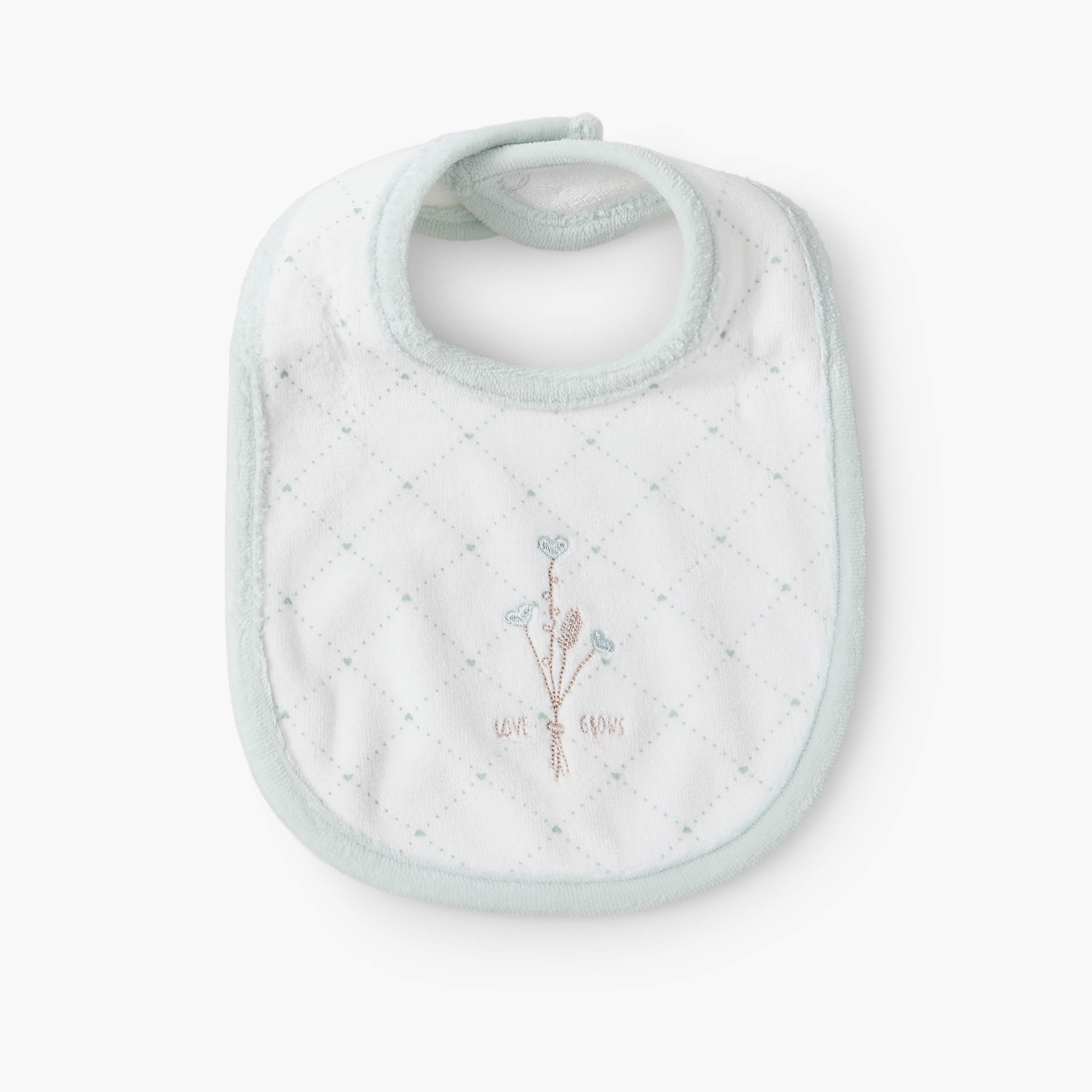 Giggles Baby Bib with Snap Button Closure-baby-feeding-bibs-image-1