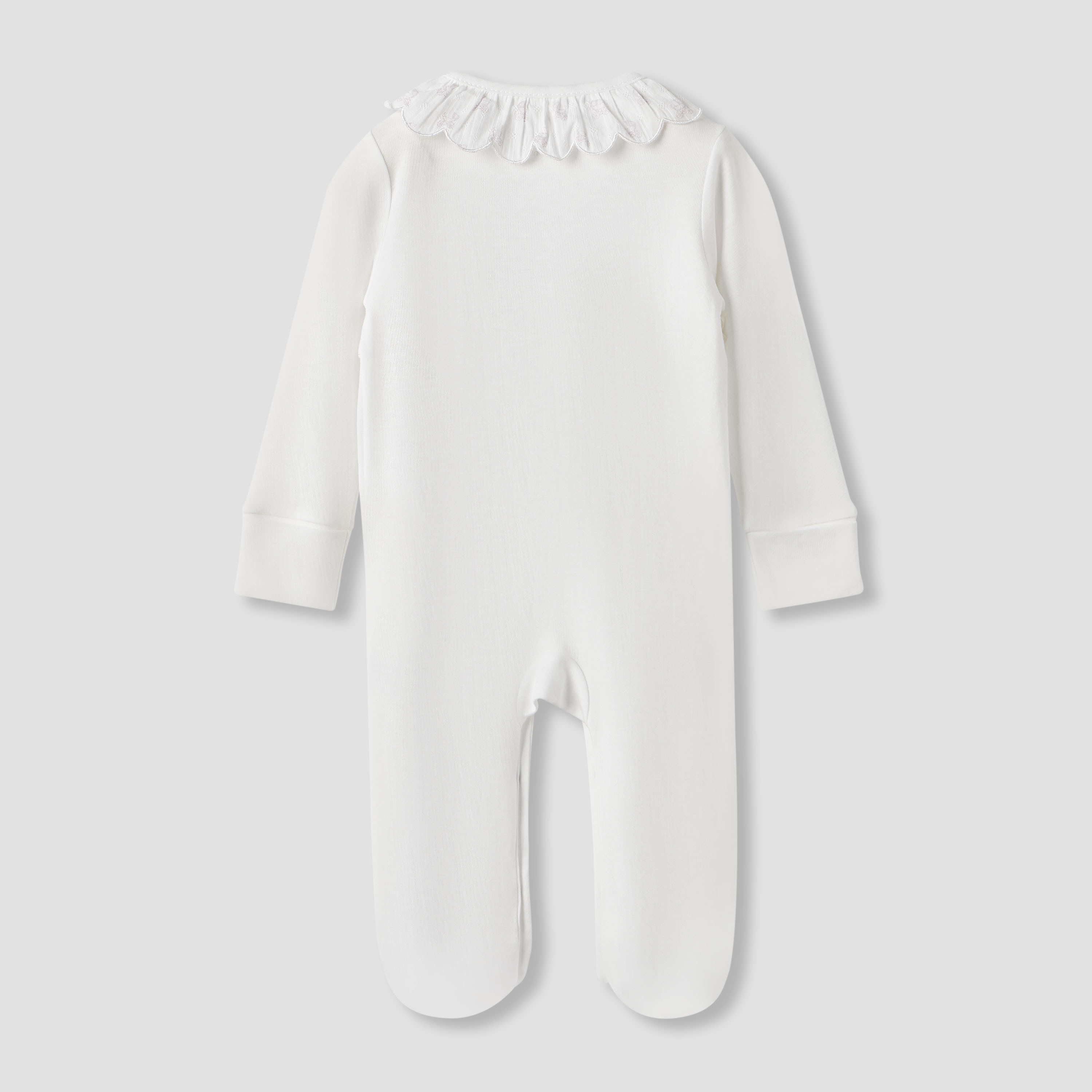 Giggles Printed Collared Sleepsuit with Button Closure-baby-girls-clothing-nightwear-sleepsuits-image-2