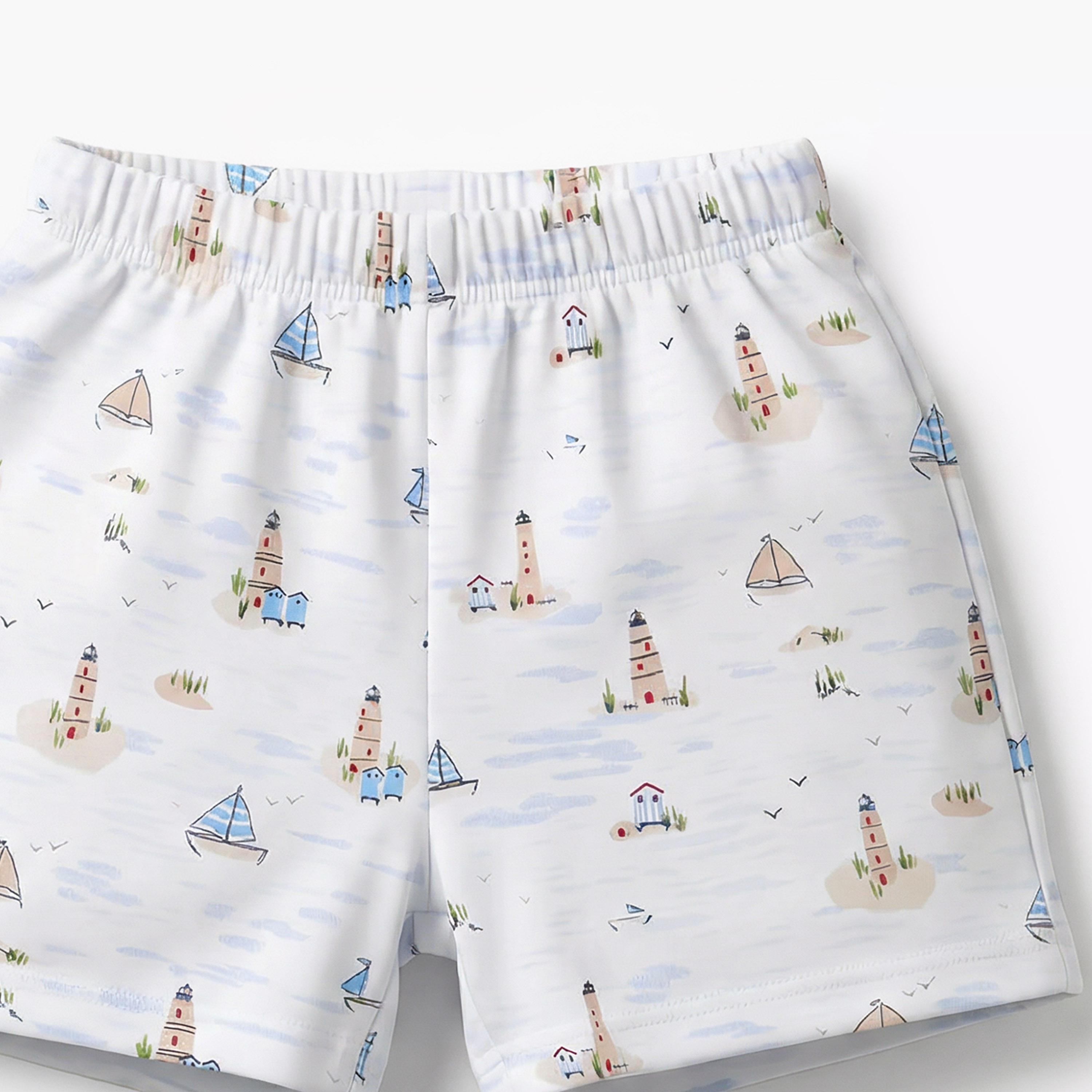 طقم تيشيرت وشورت قطن بياقة وأكمام قصيرة وطبعات من جونيورز-baby-boys-clothing-setsandcoords-image-6
